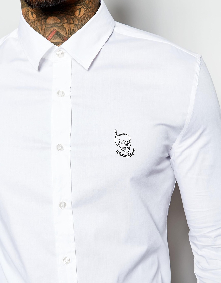 love moschino white shirt