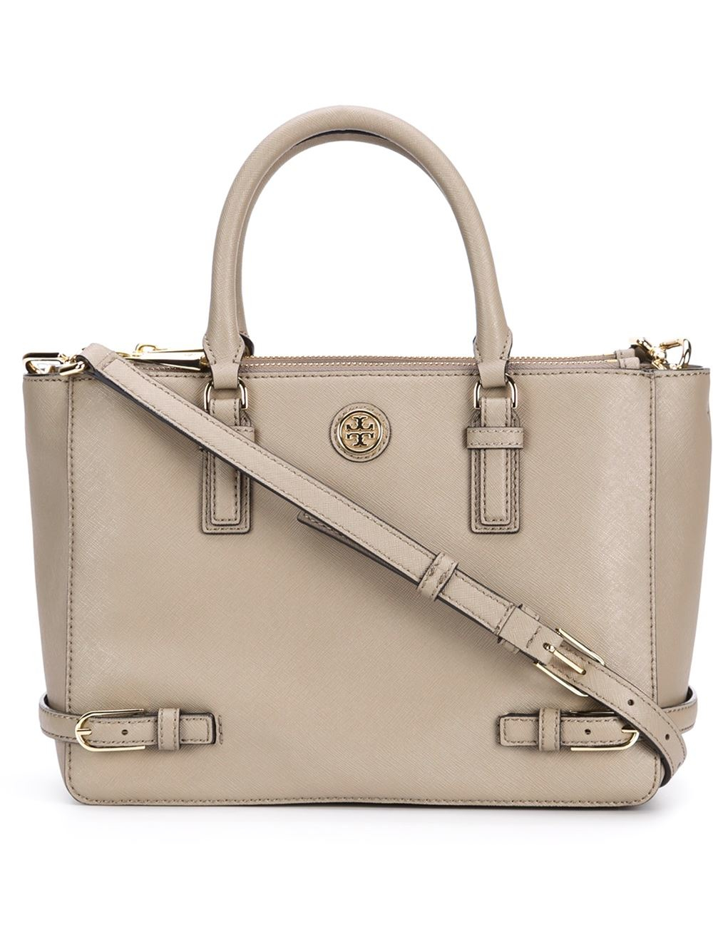 Tory Burch 'robinson' Multi Tote Bag in Gray (grey) Lyst