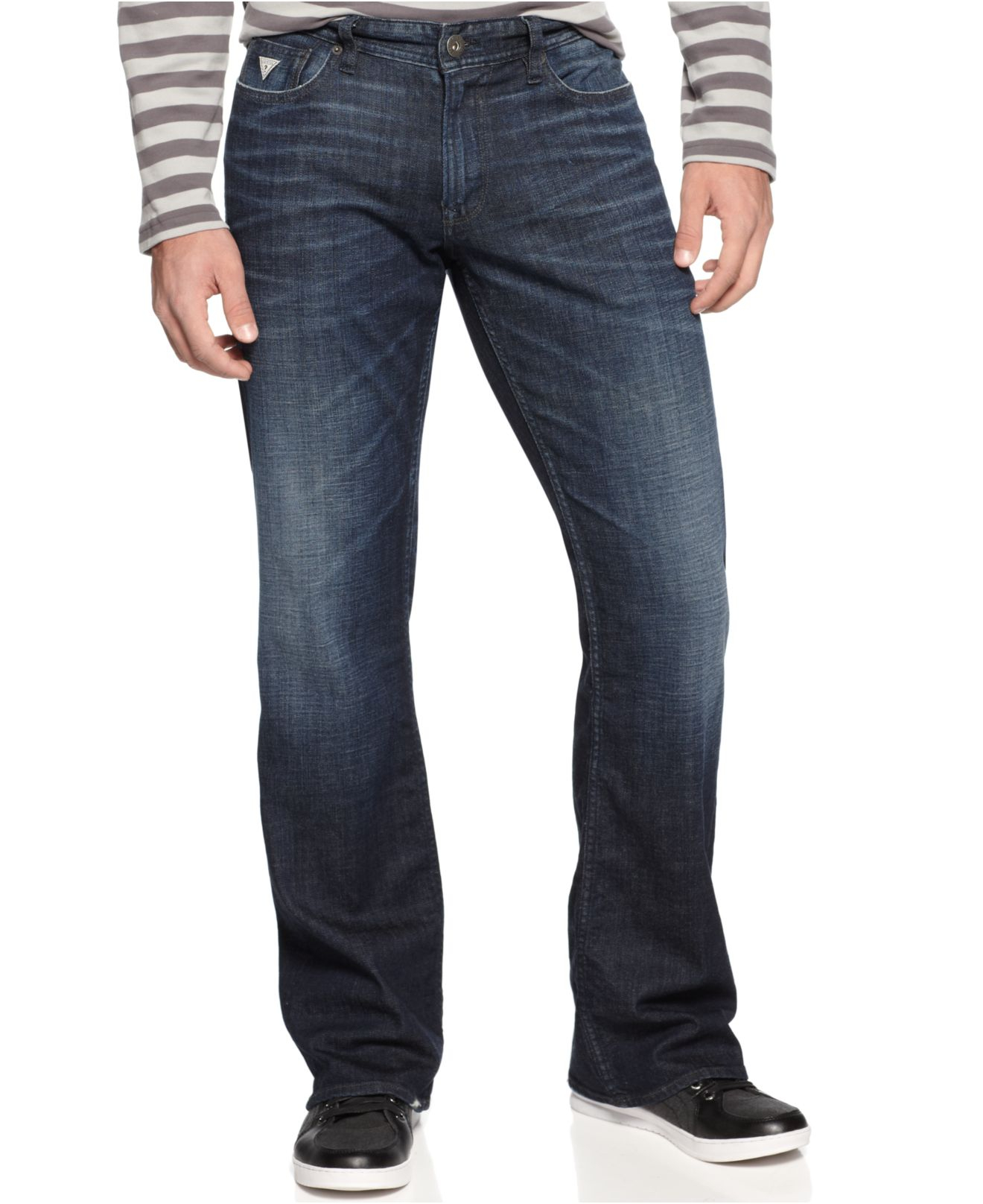 Lyst - Guess Falcon Bootcut in Blue for Men