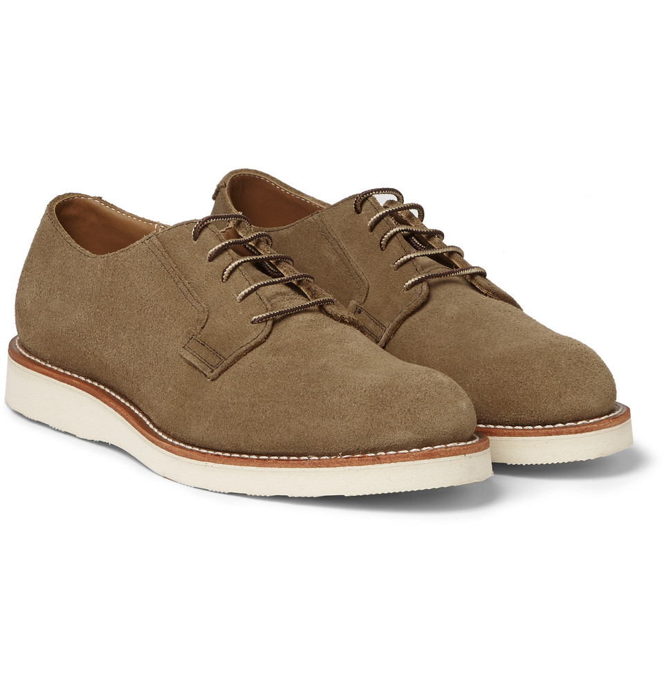 buste Svane tårn Red Wing Postman Suede Oxford Shoes in Green for Men | Lyst