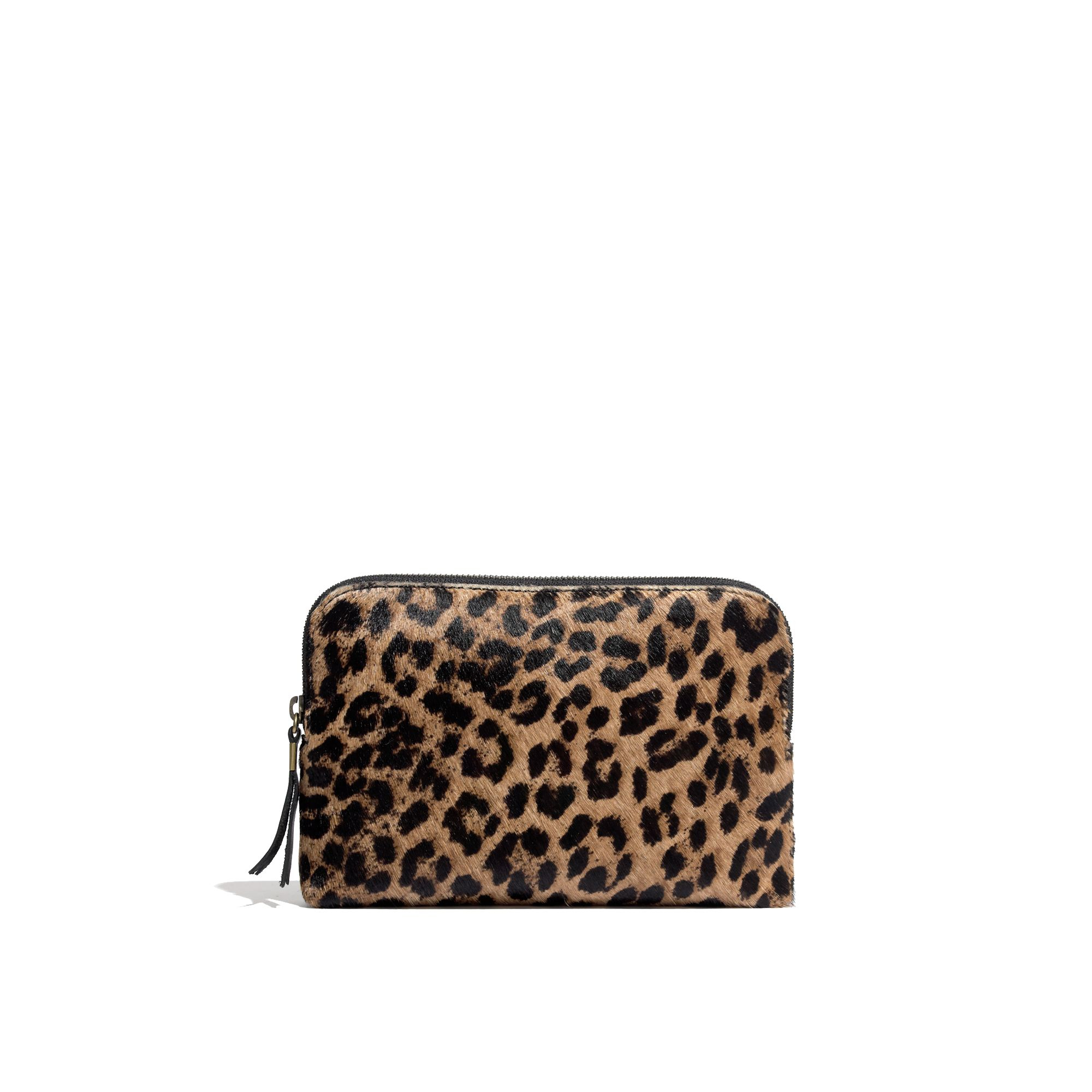 leopard pouch clutch