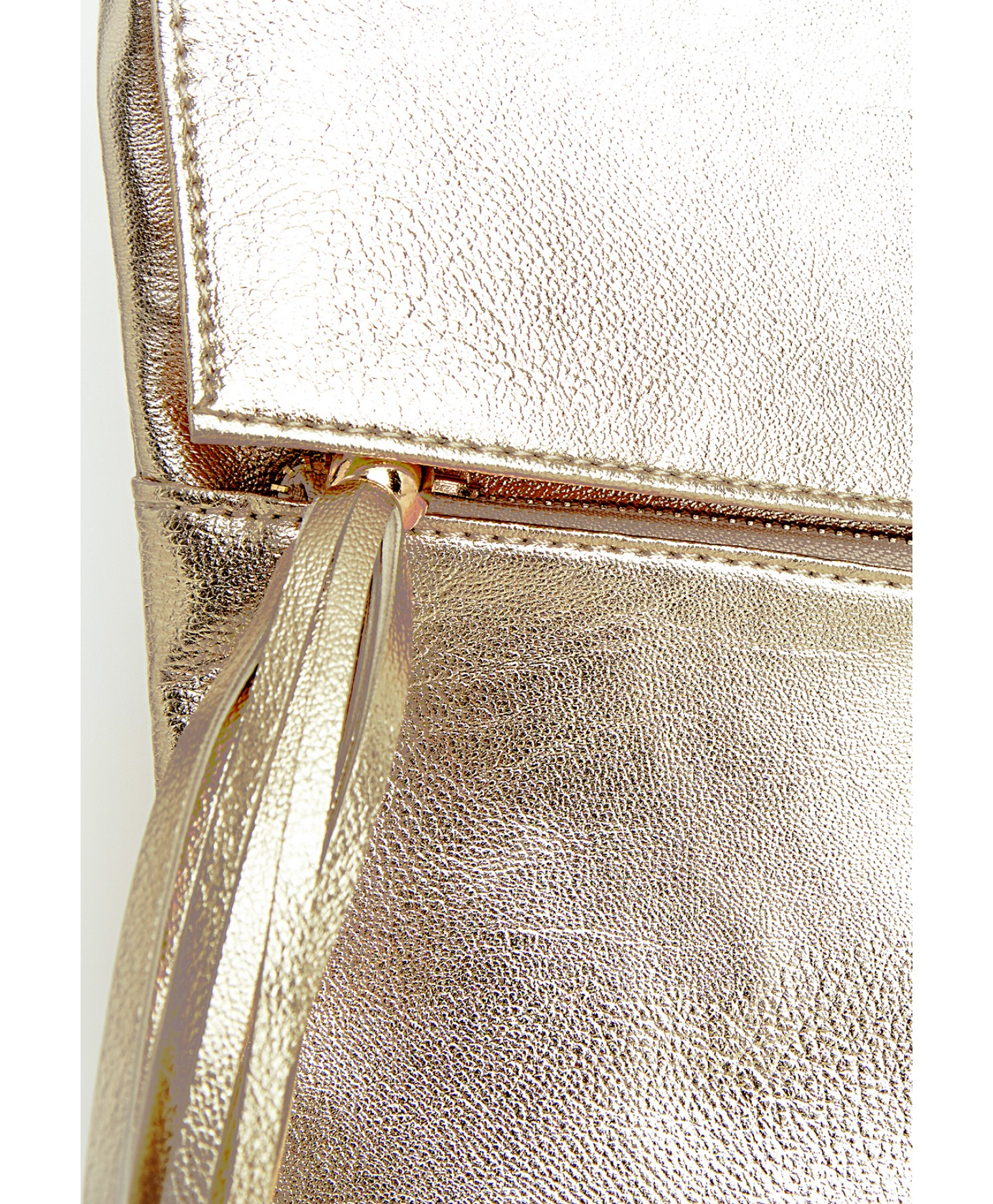 oversized gold clutch bag