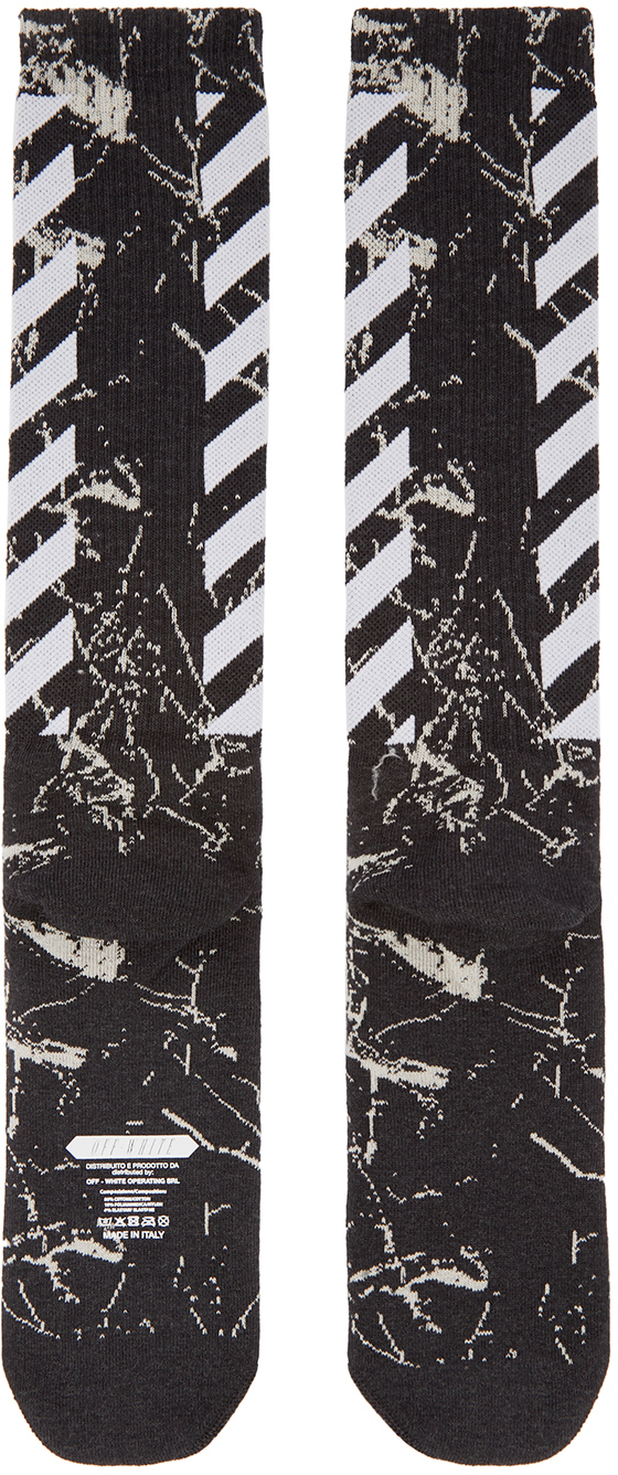 off white logo socks