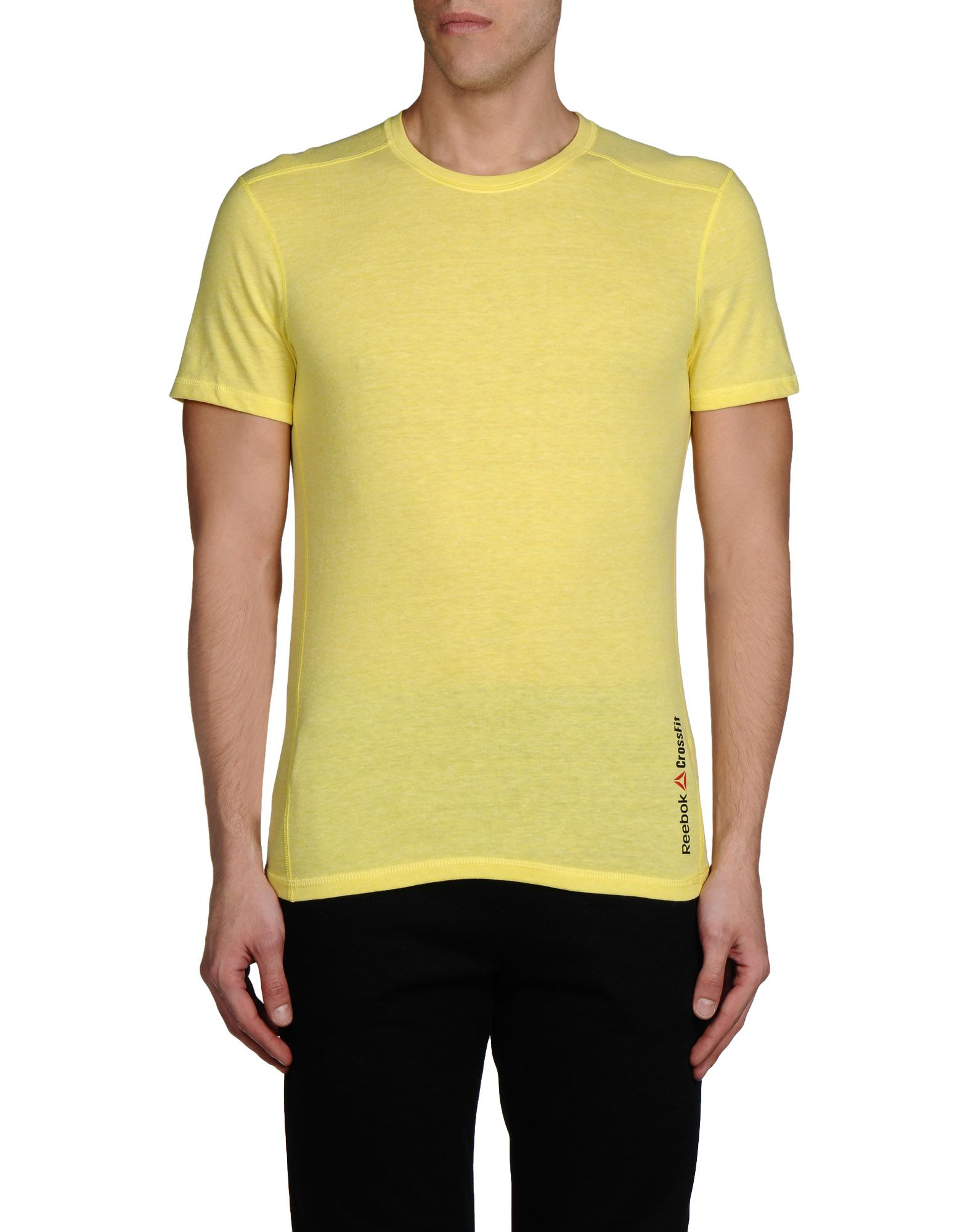 reebok yellow t shirt