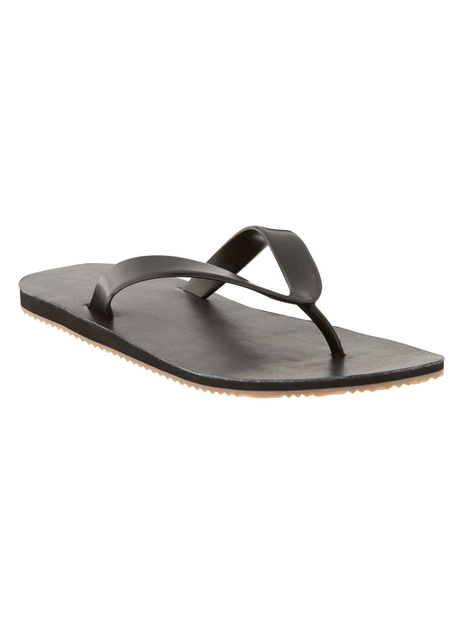 banana republic flip flops mens