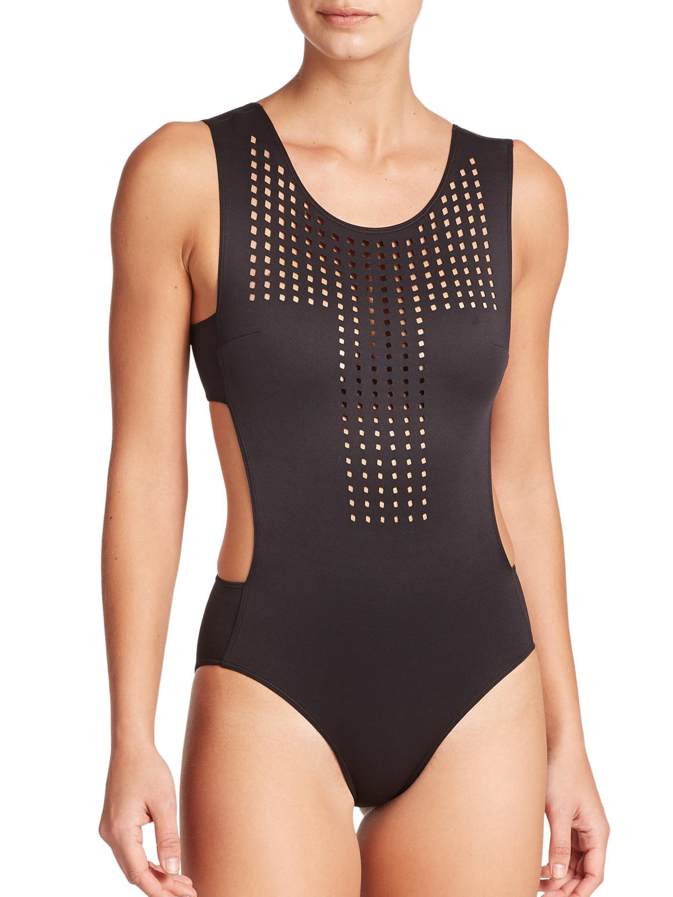 laser cut swimwear