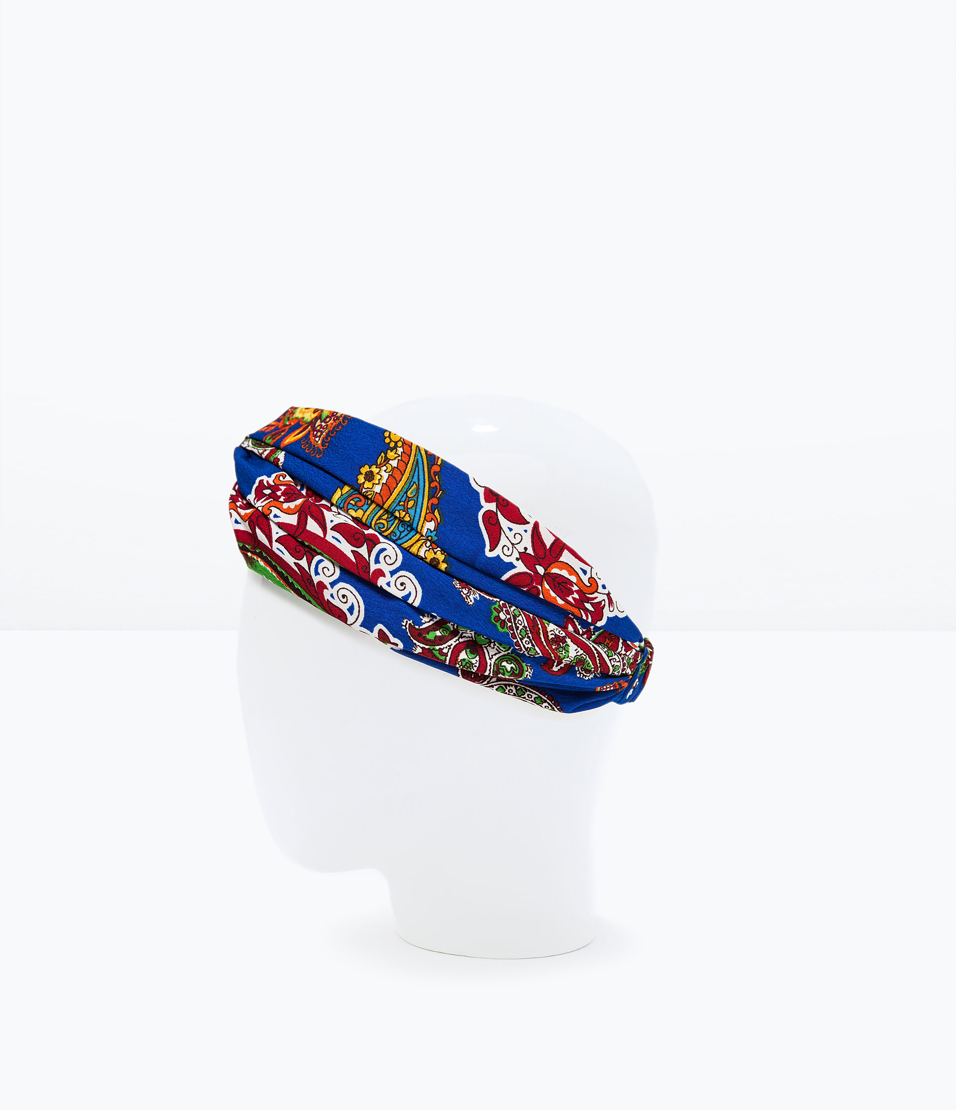 Zara Turban Style Headband Turban Style Headband in Blue Lyst
