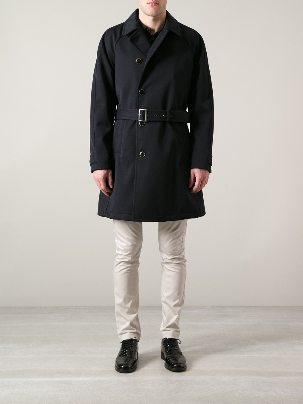 Giorgio pocket trench coat mens Clearance