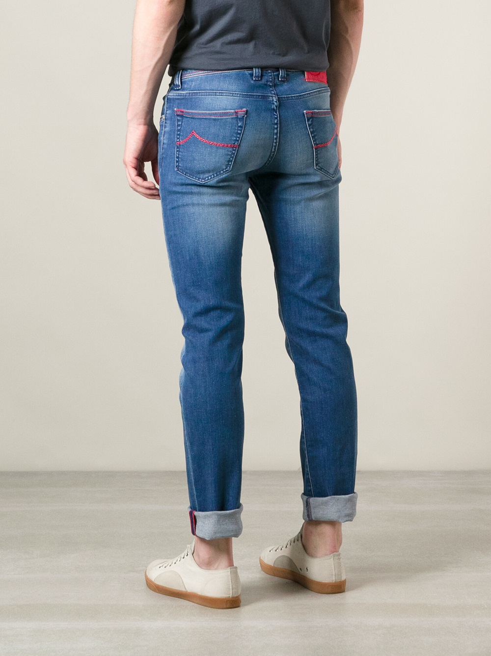 Jacob Cohen Slim Fit Jeans in Blue for 