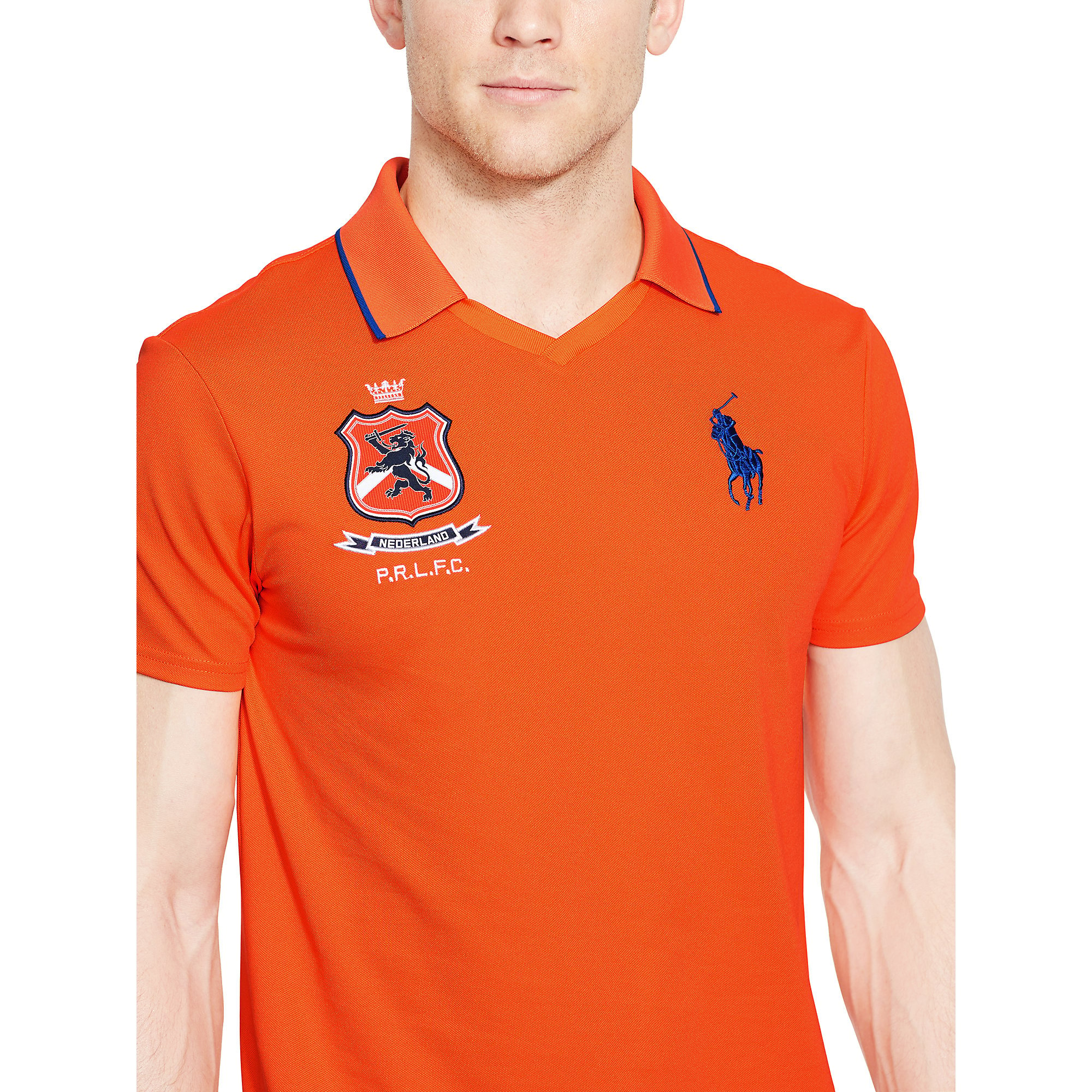 Martin Luther King Junior vleet logboek Ralph Lauren Netherlands Polo Shirt in Orange for Men | Lyst