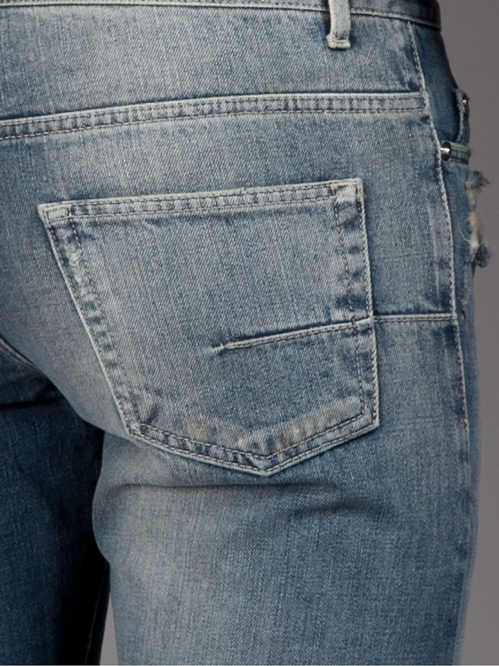 Lyst Dior Homme Worn Effect Jeans in Blue for Men