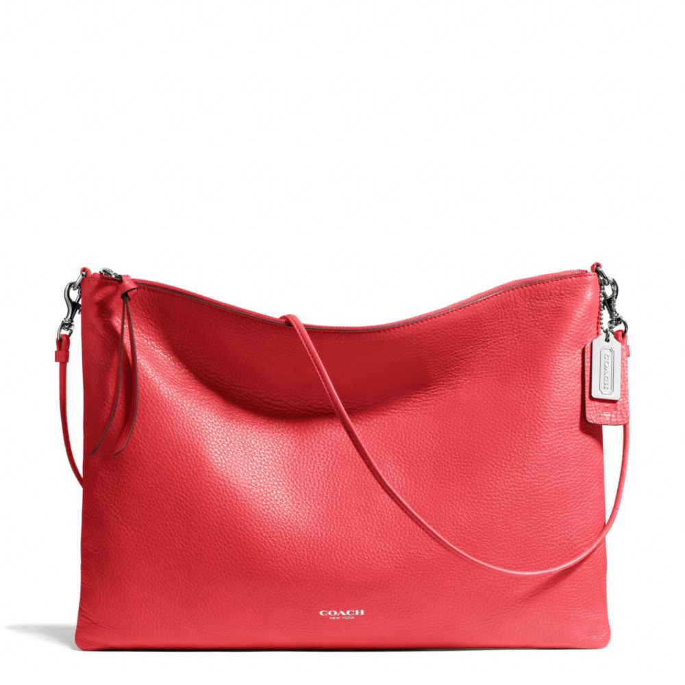 COACH Bleecker Daily Shoulder Bag in Leather in Red Lyst