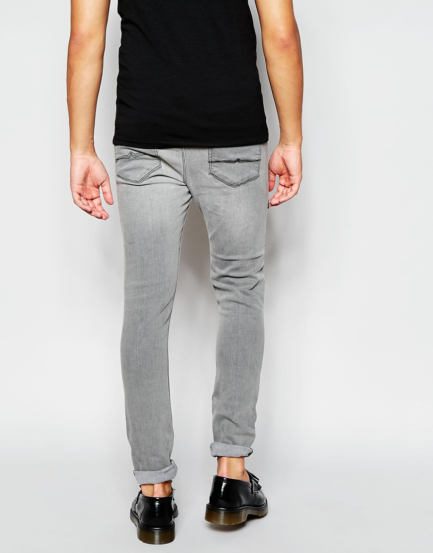 asos grey jeans mens