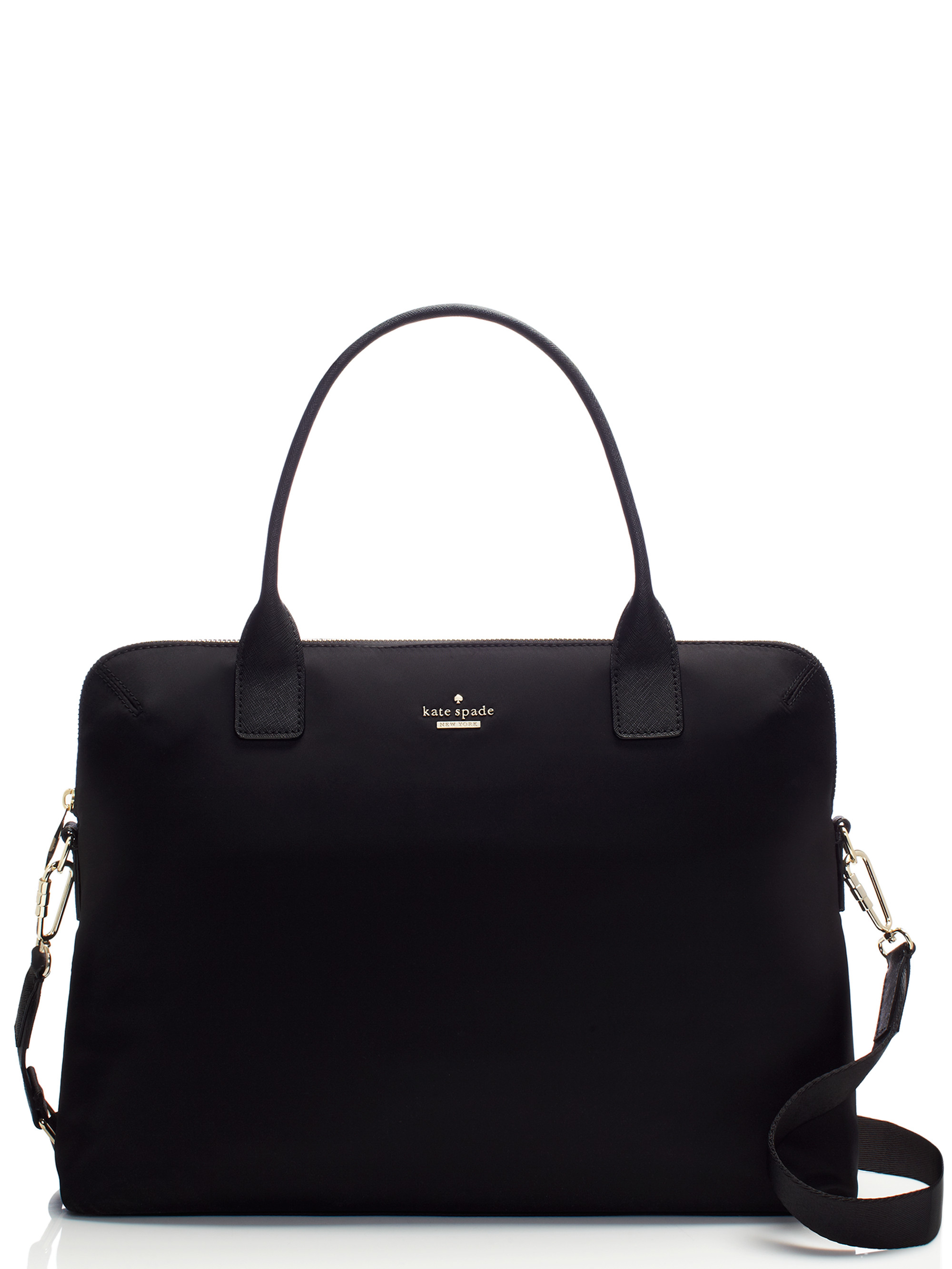 Kate spade new york Classic Nylon Daveney Laptop Bag in Black | Lyst