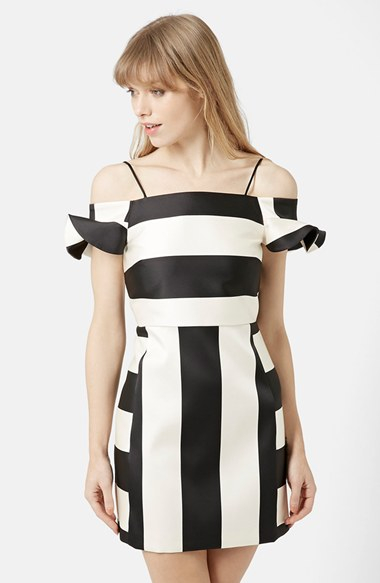 womens black bardot dress