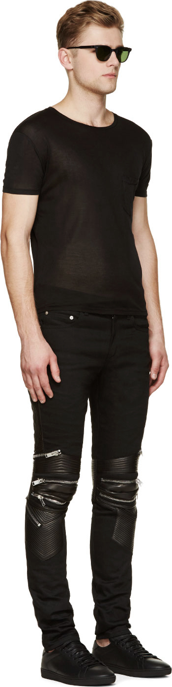 Saint laurent shop biker jeans