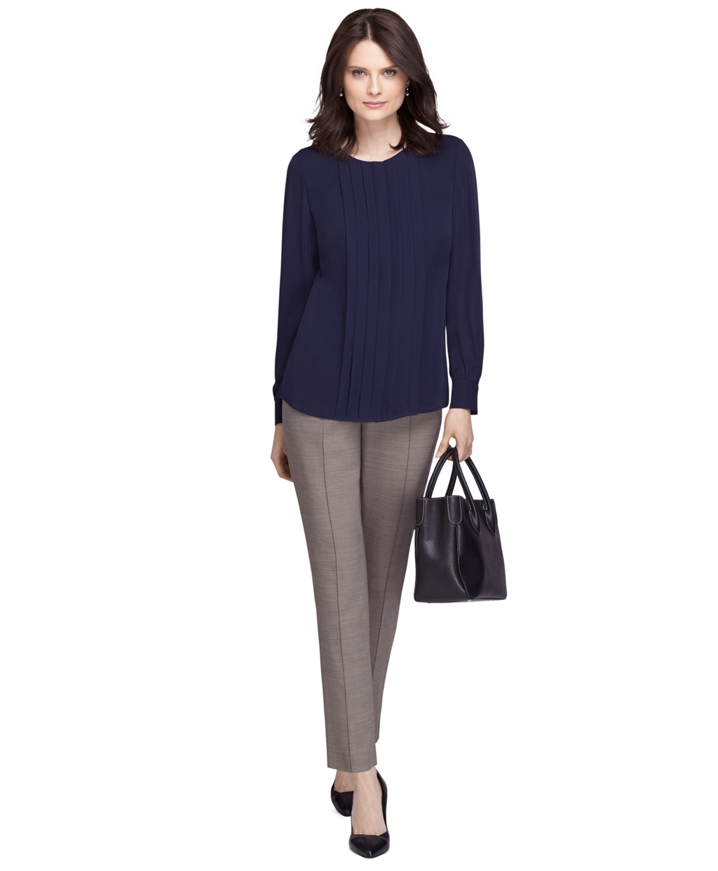 tuxedo blouse