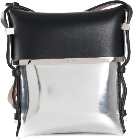 Givenchy &#39;Evening&#39; Crossbody Bag in Silver (black) | Lyst