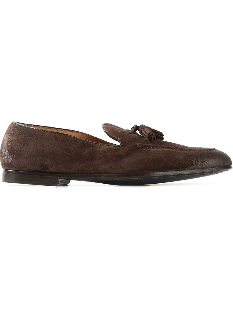 Doucal's Tassel Loafers in Brown for Men - Lyst