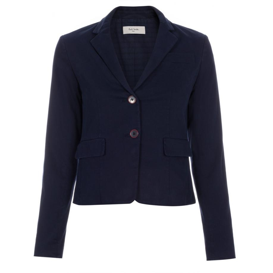  Navy  Cotton Blazer  Womens  Hardon Clothes