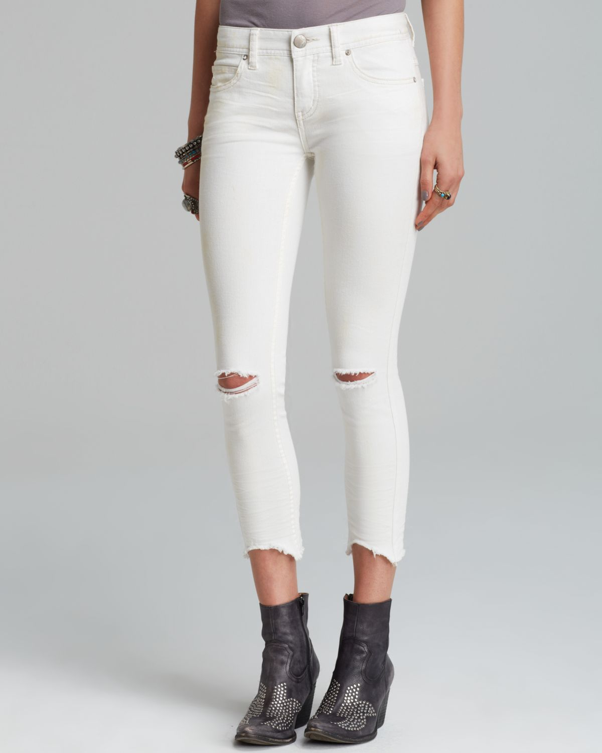 white free people jeans