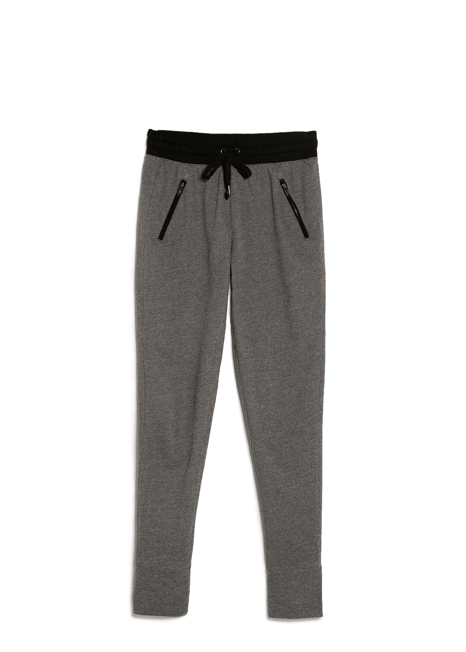 Mango Jogging Trousers in Gray (Gunmetal Grey) | Lyst