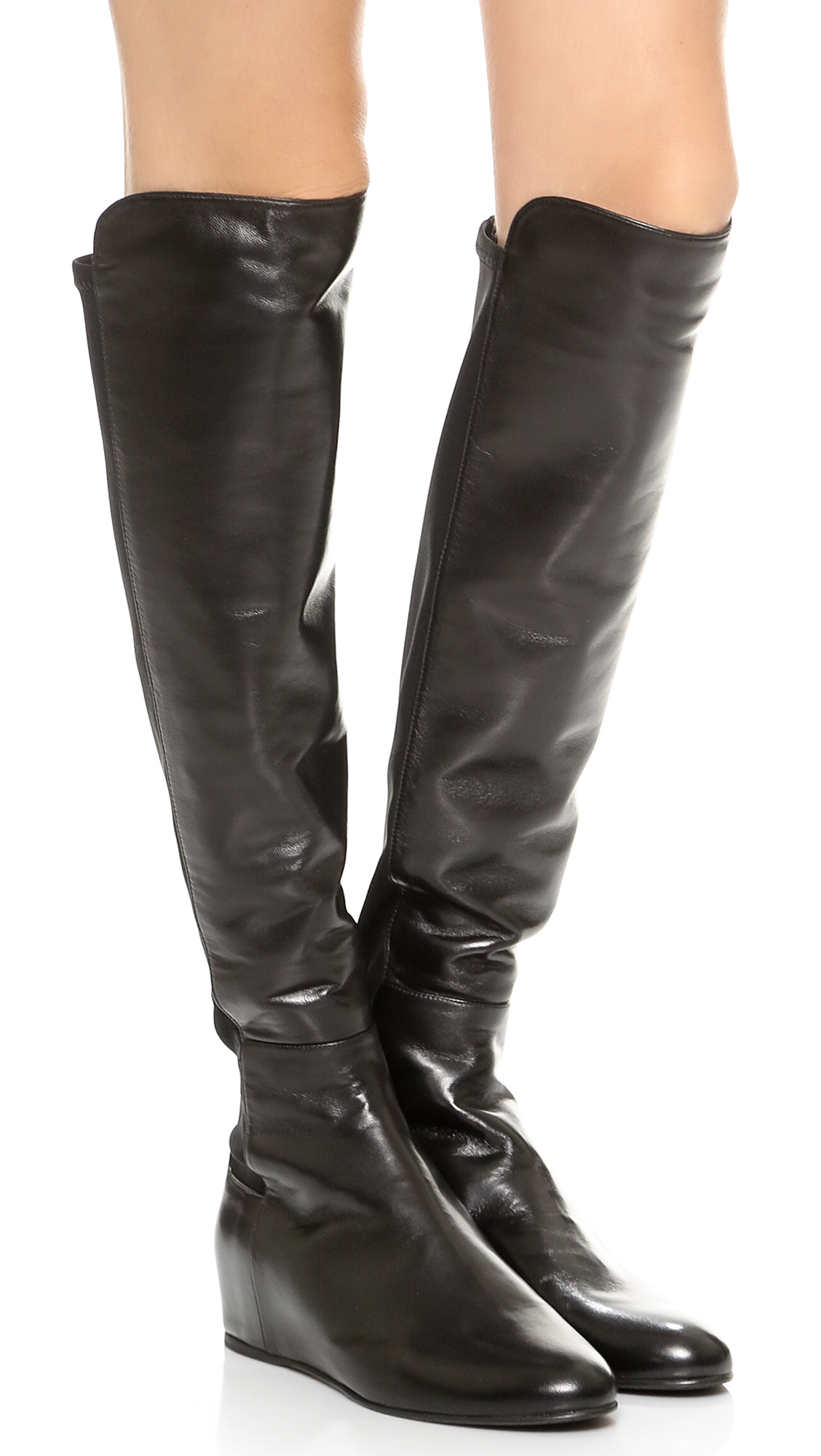 stuart weitzman hidden wedge boots