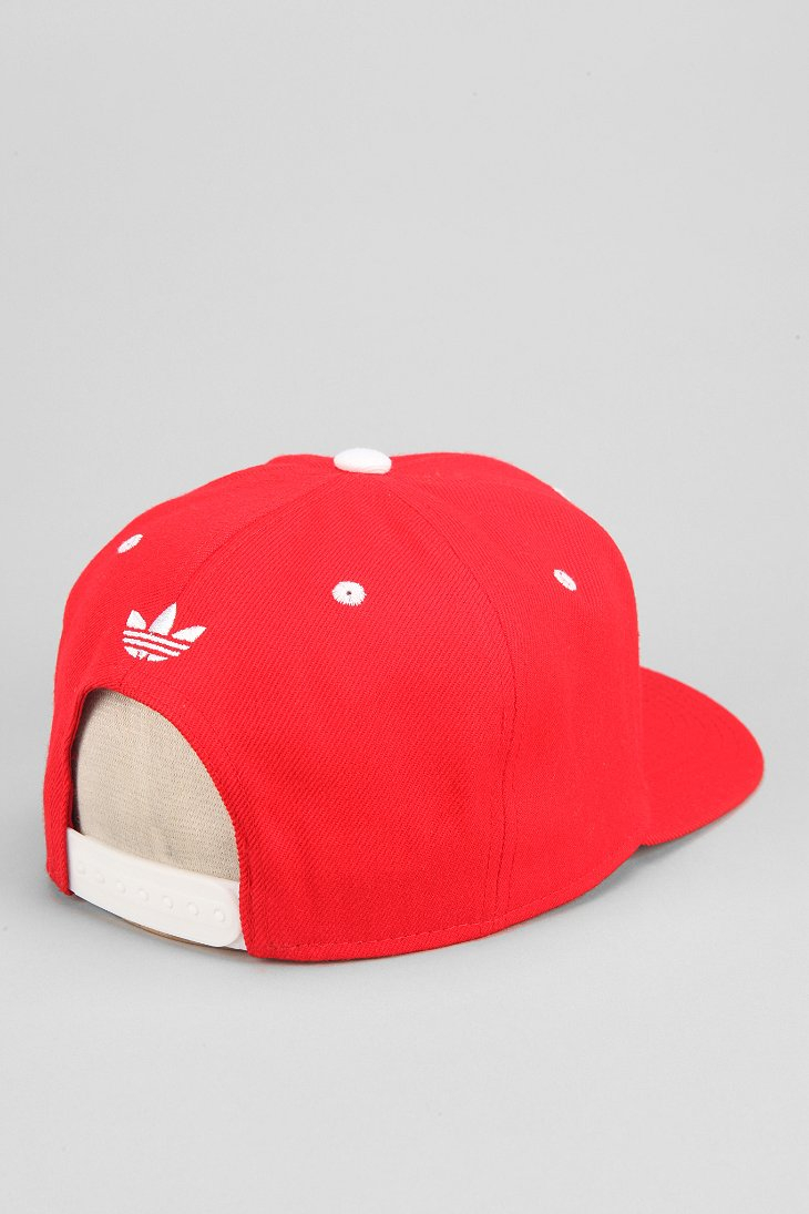 red adidas snapback hat