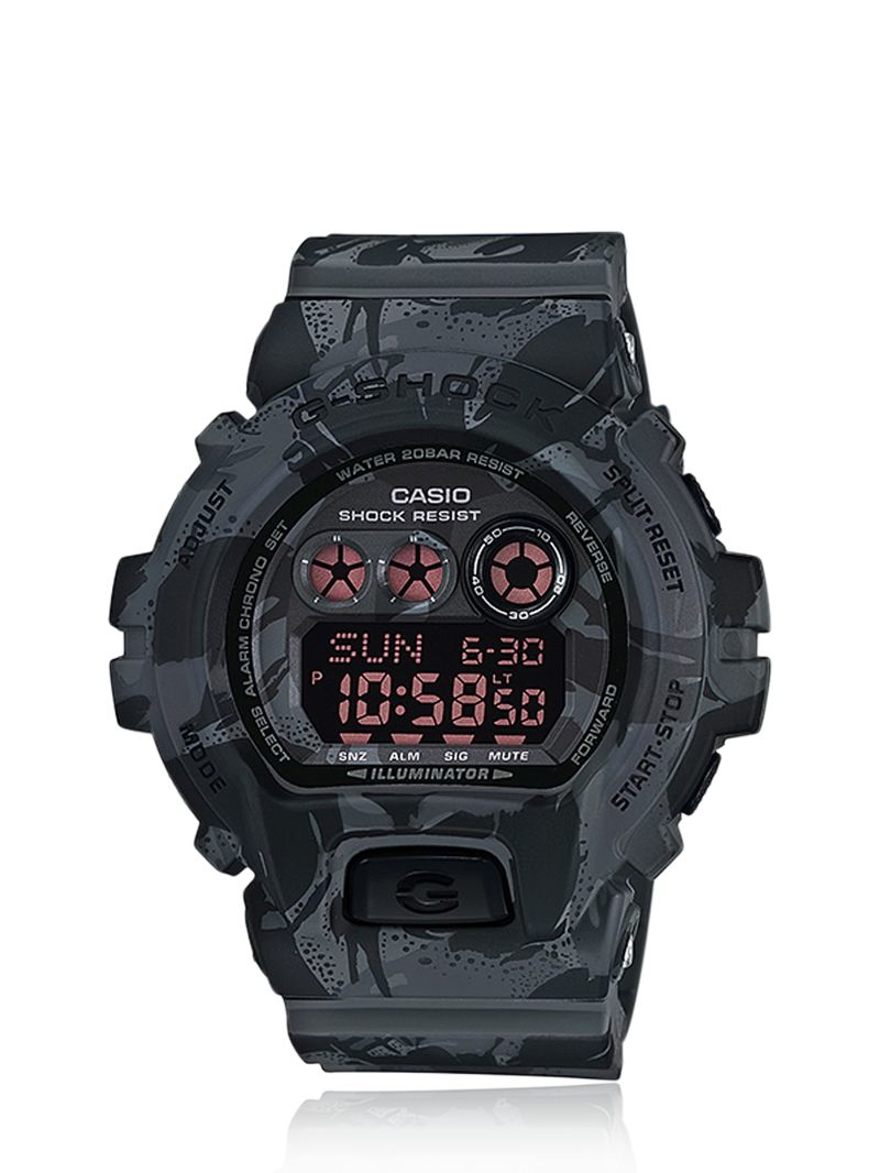 G-shock Camouflage Digital Watch in Black for Men (BLACK CAMO) | Lyst