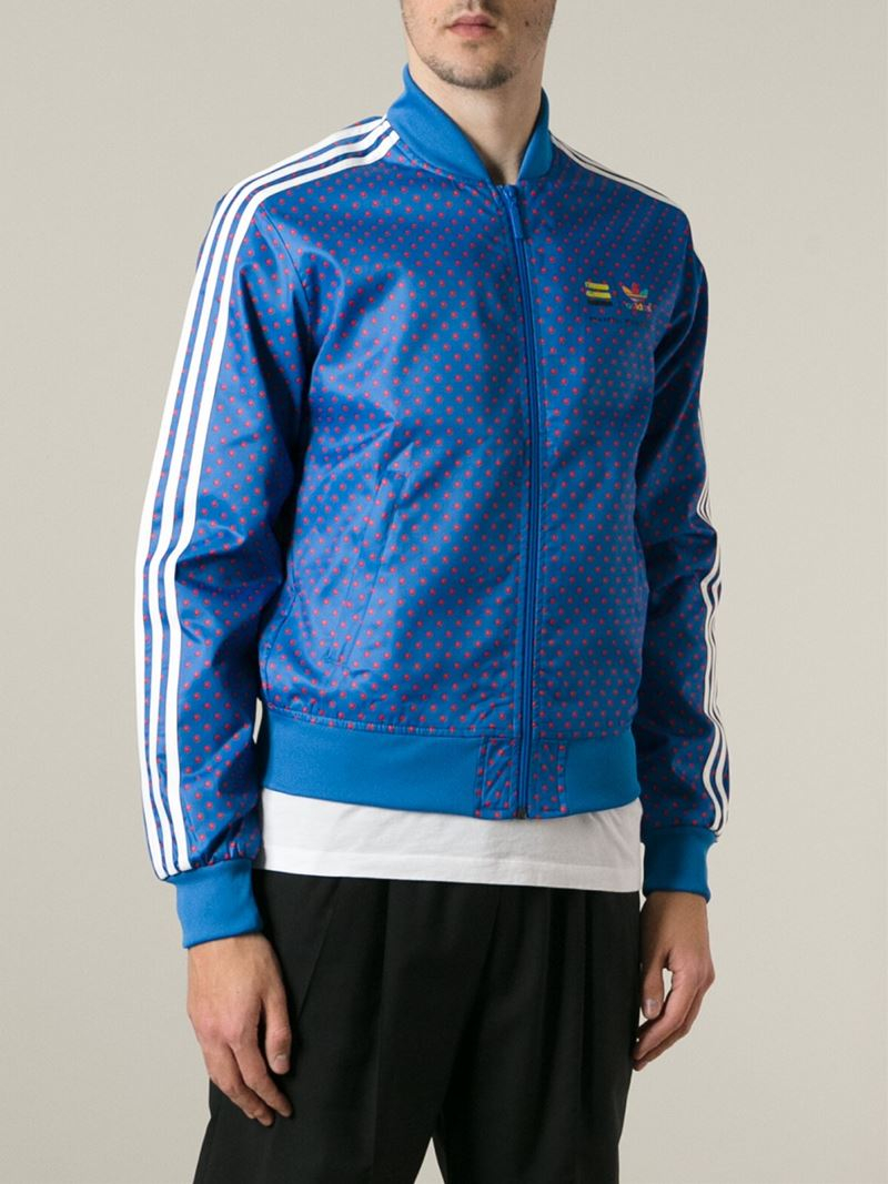 Polka Track Jacket in Blue for Lyst