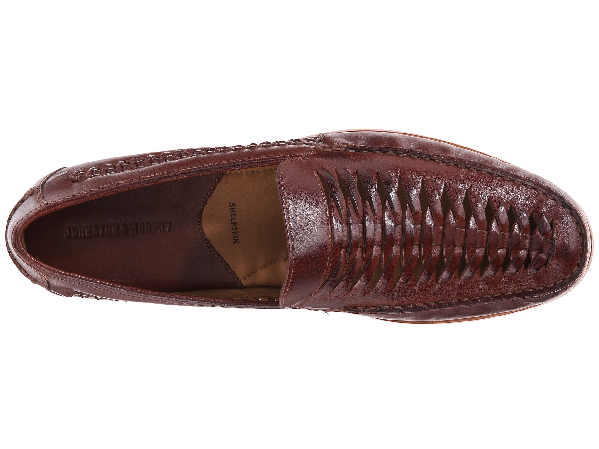 johnston and murphy woven loafer