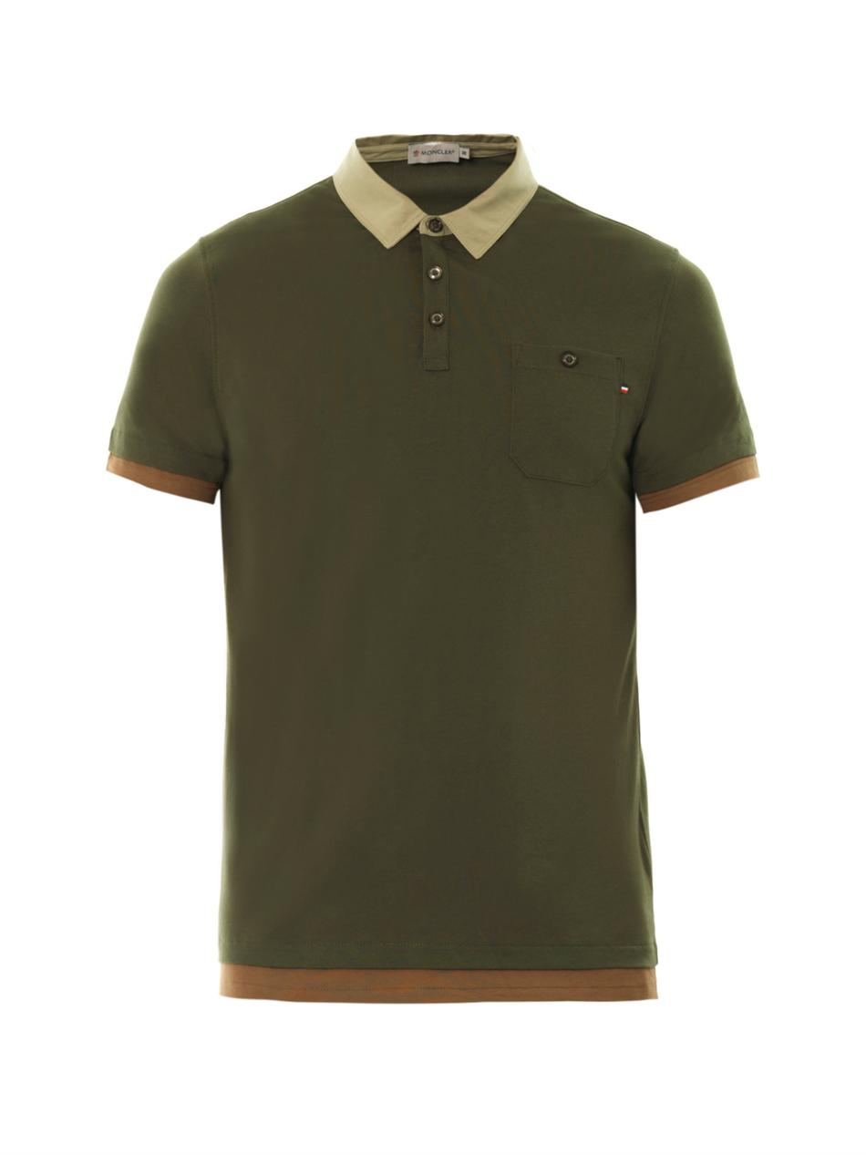 khaki green moncler t shirt khaki green moncler t shirt