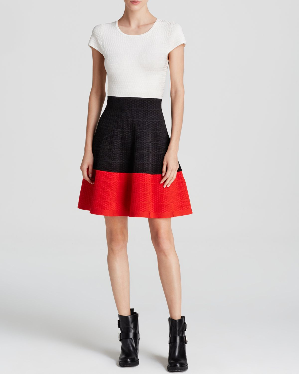 karen millen colourblock dress