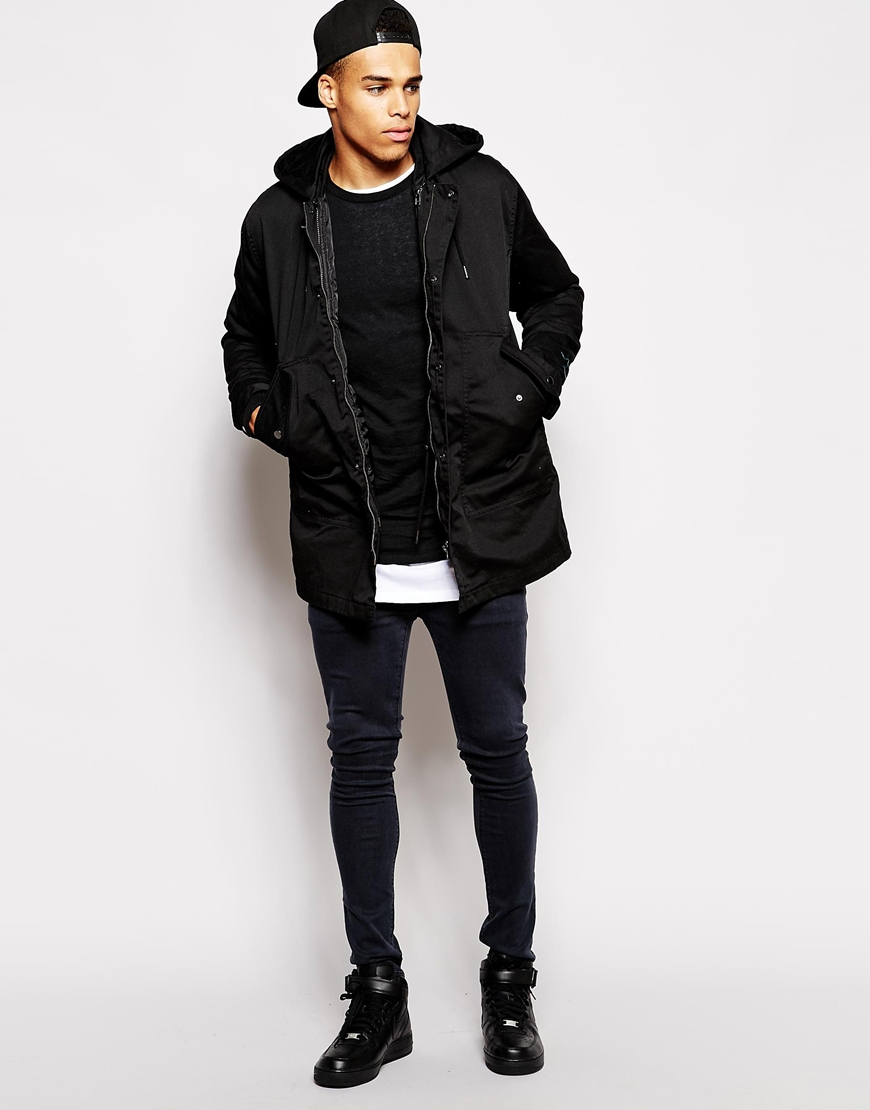 mens longline sweater
