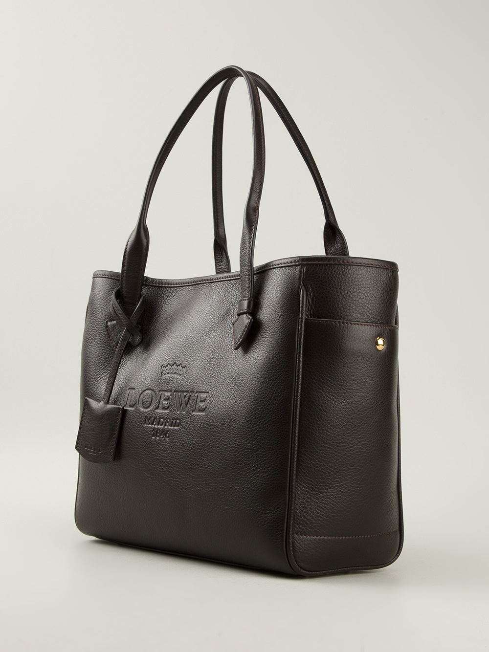 Loewe Heritage Tote in Brown Lyst