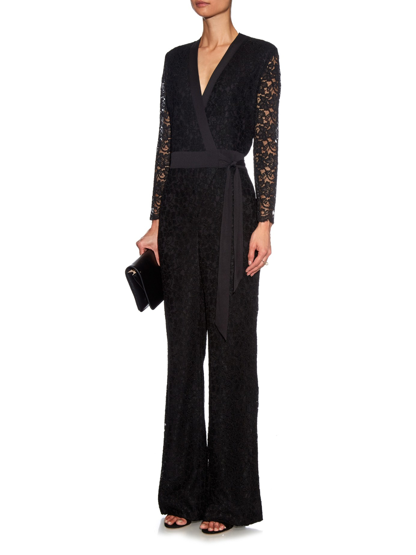 dvf velvet jumpsuit