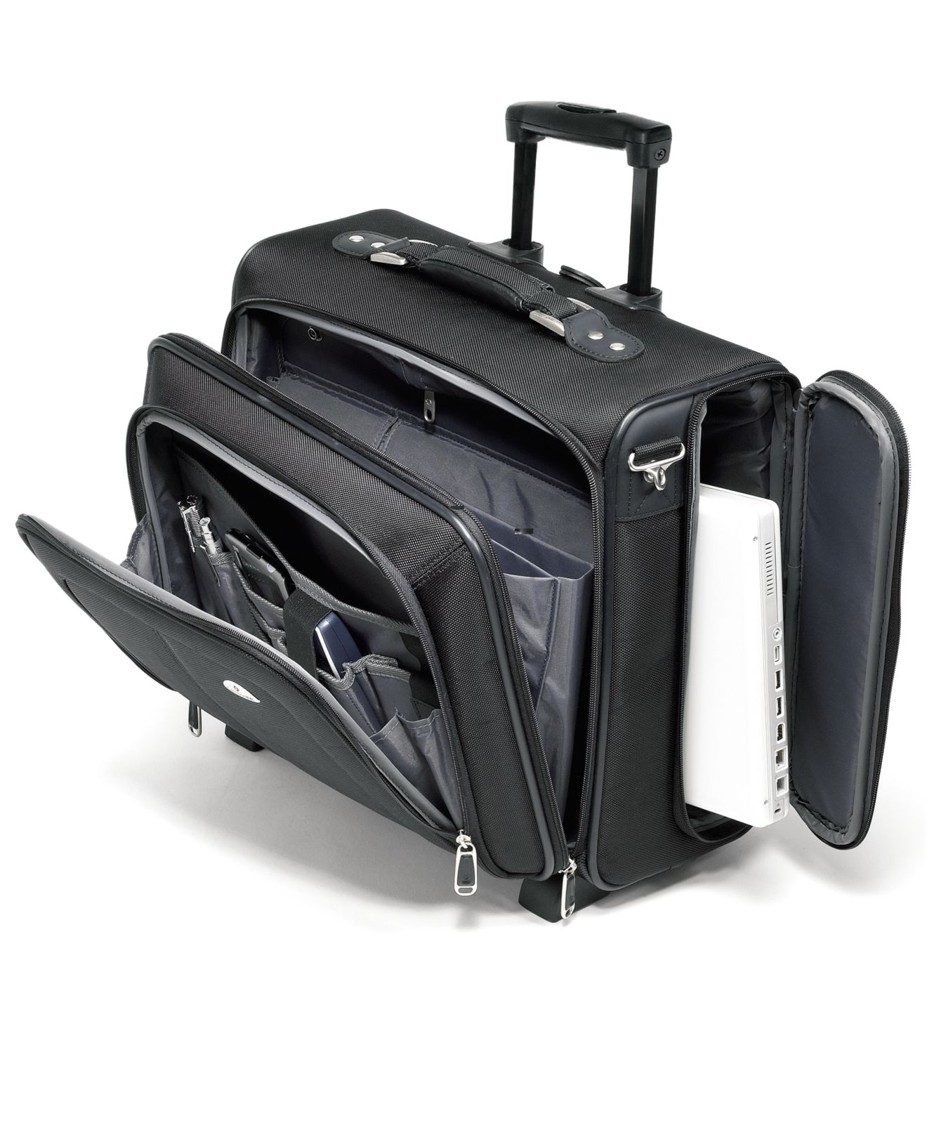 Samsonite Rolling Sideloader Mobile Office Laptop Briefcase In Gallery