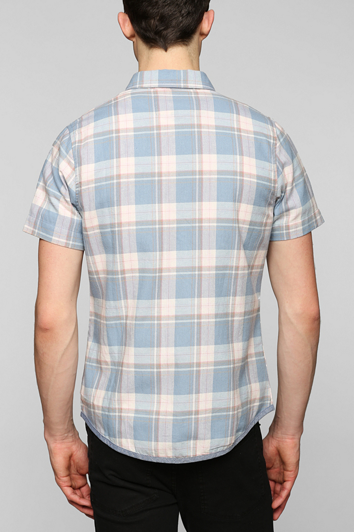Lyst - Native youth Pastel Plaid Button-down Shirt in Blue for Men