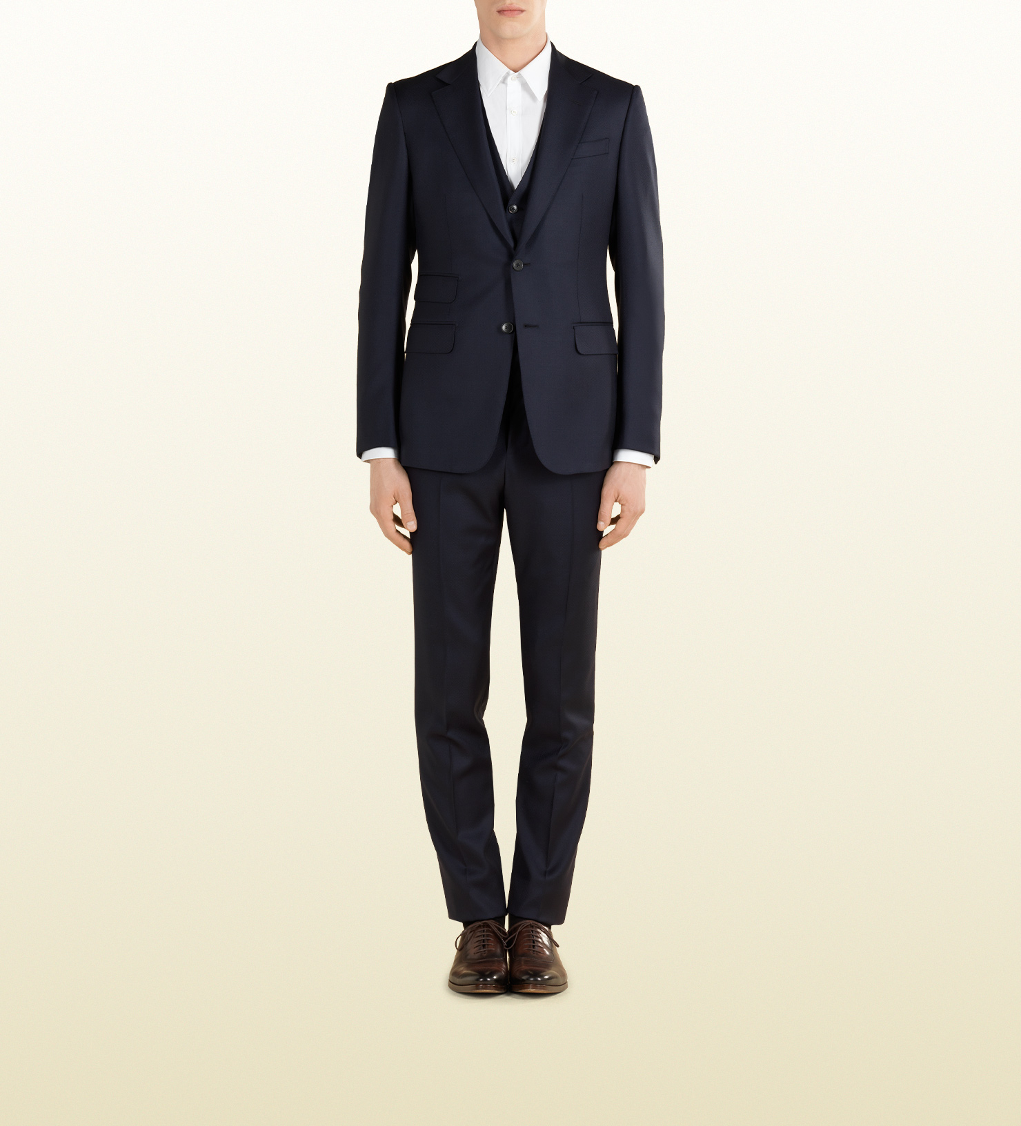 Mere At håndtere transportabel Gucci Signoria Wool Mohair Suit in Blue for Men - Lyst
