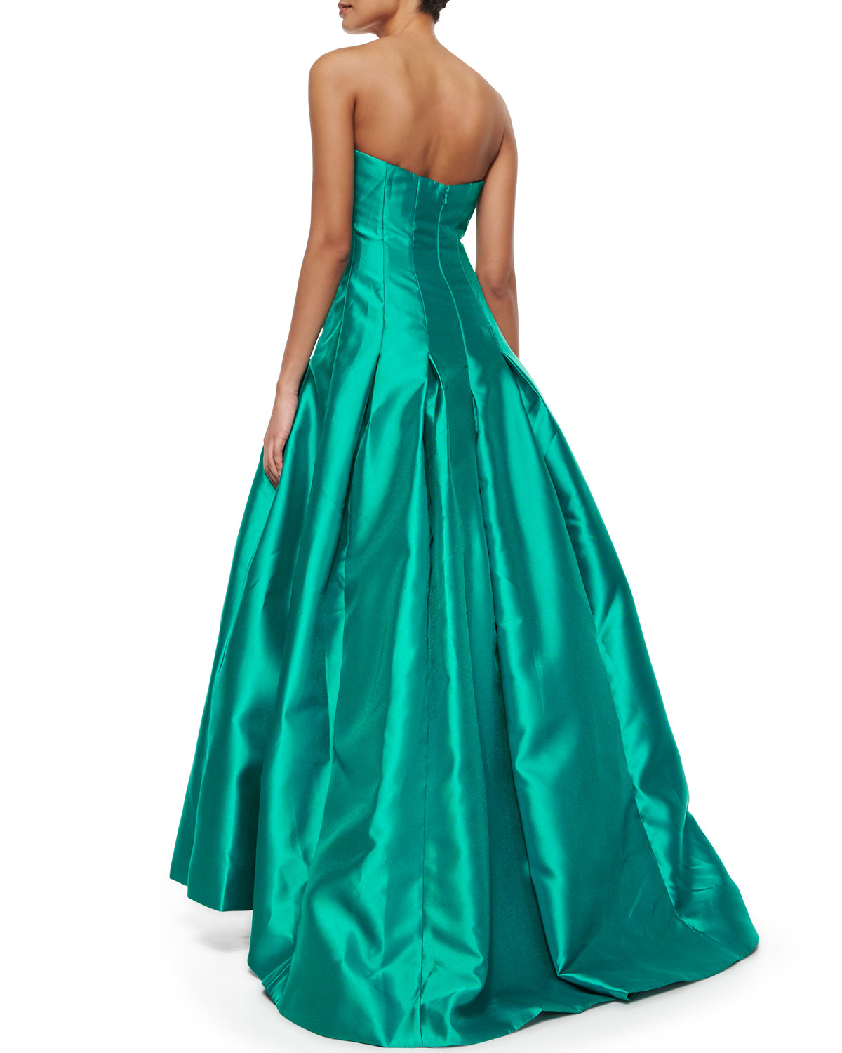 monique lhuillier blue gown