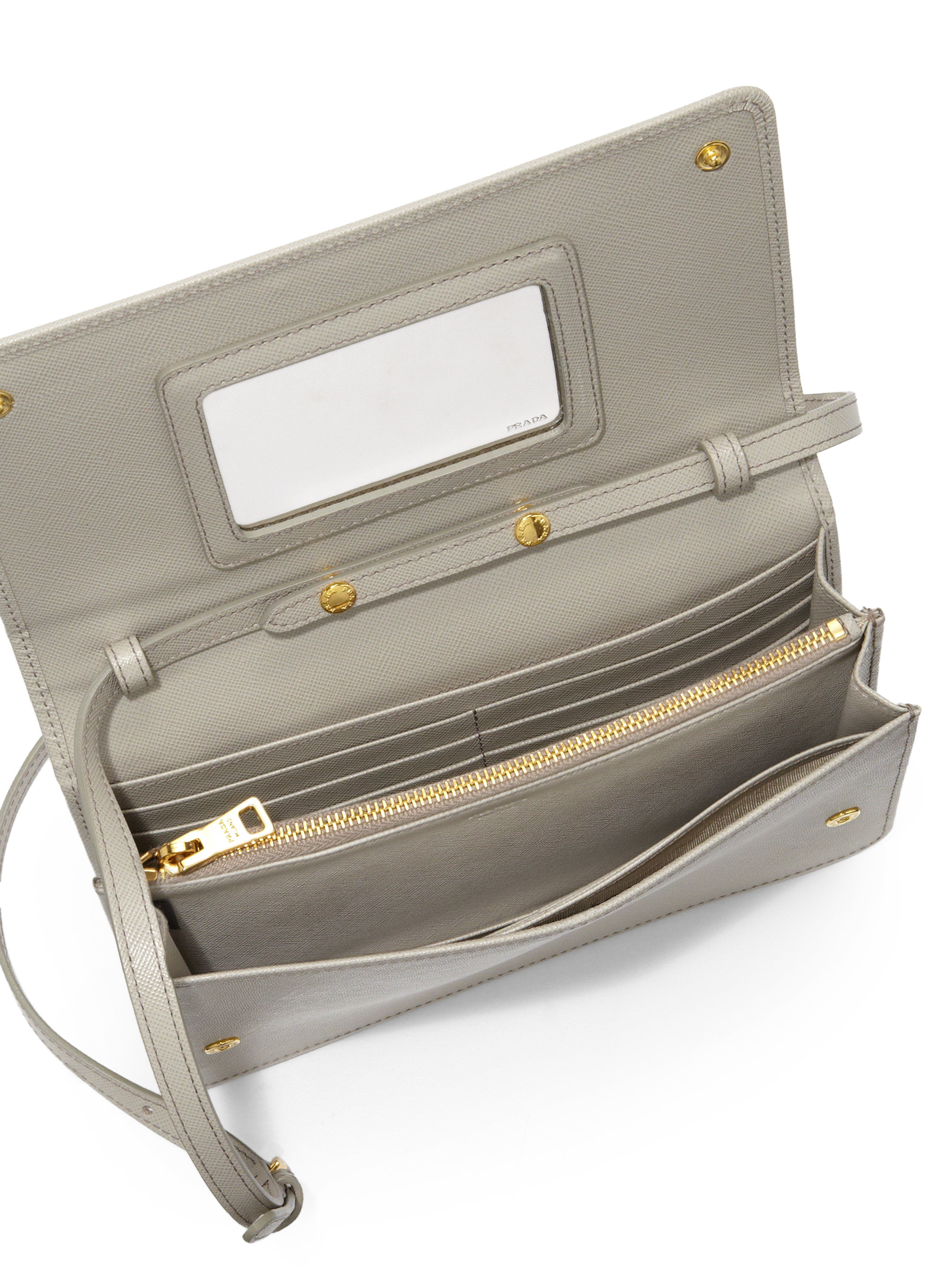 prada wallet with strap