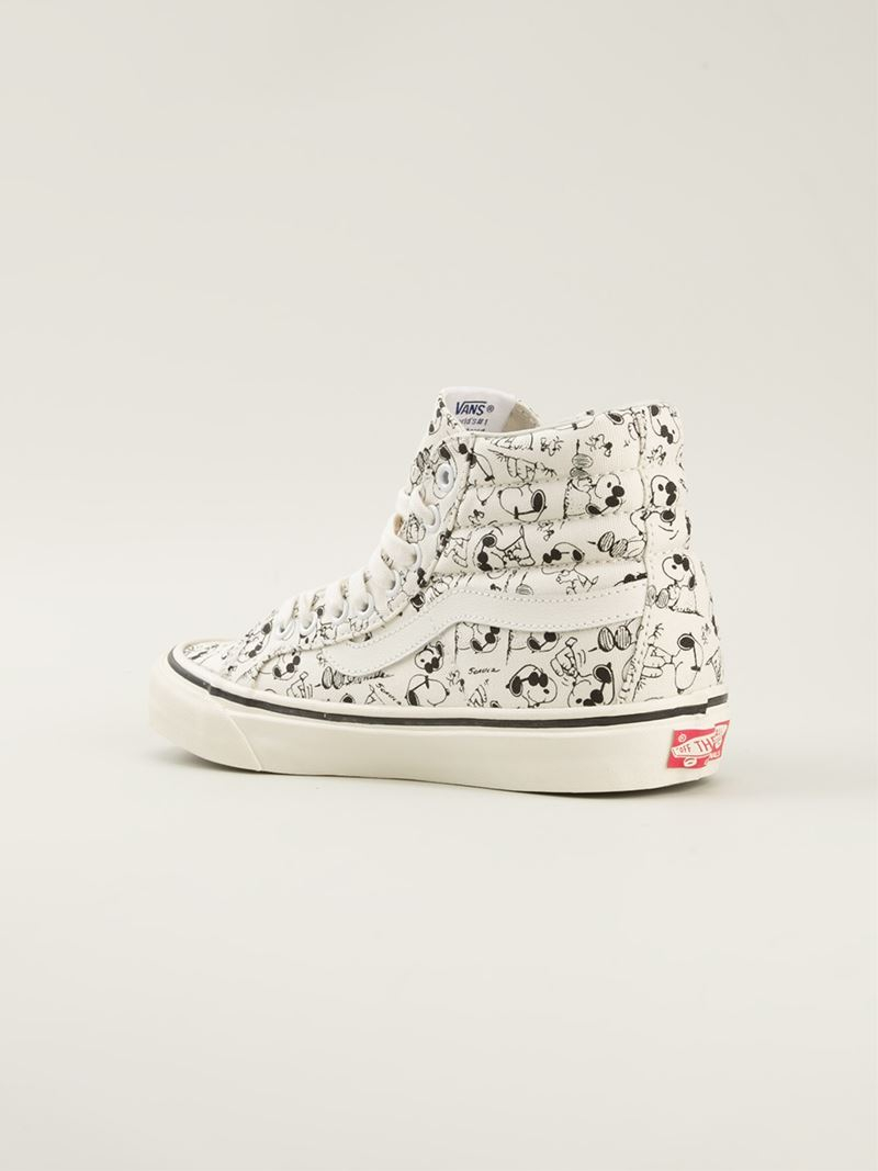 Snoopy high deals top vans