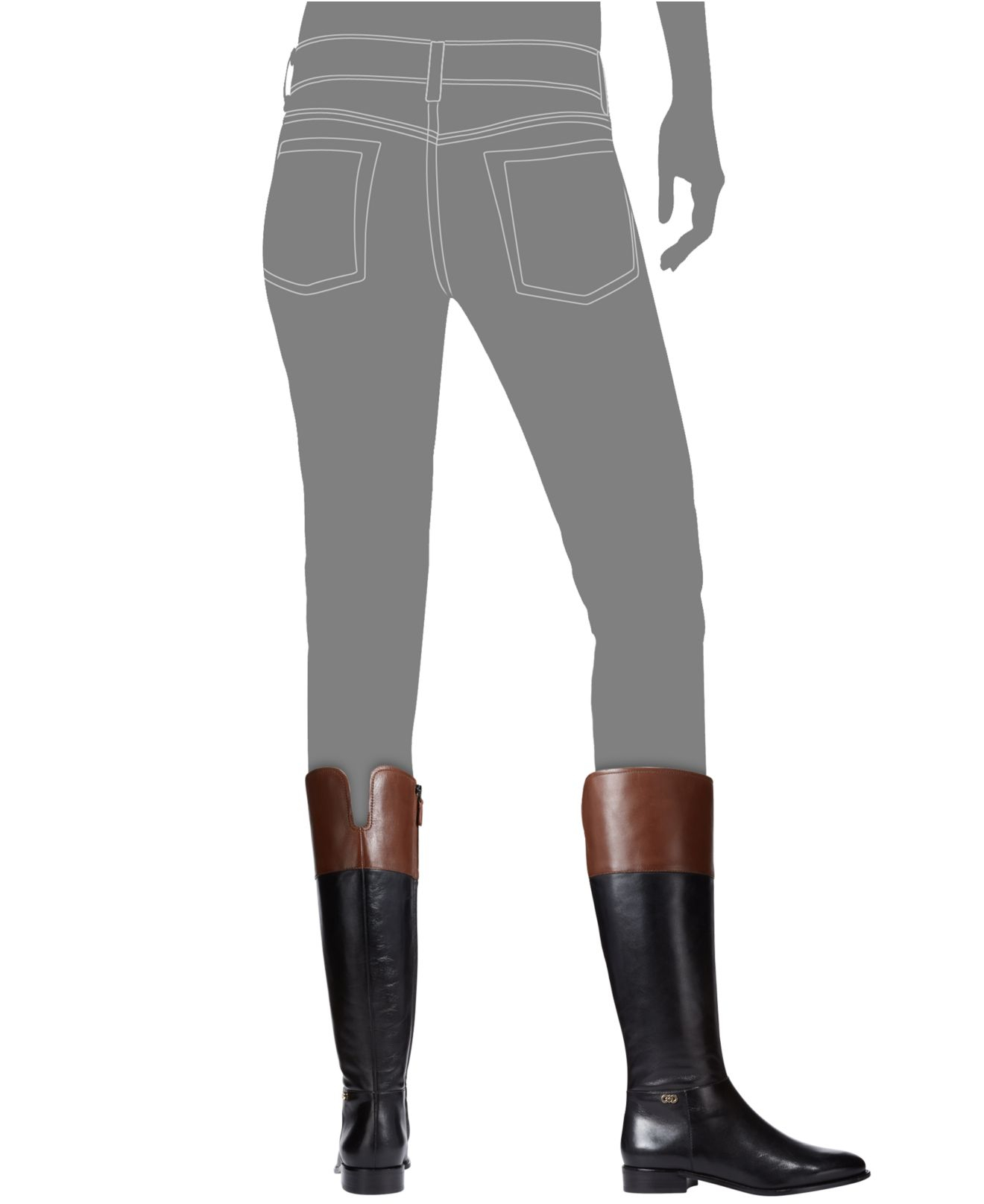 cole haan tall black boots