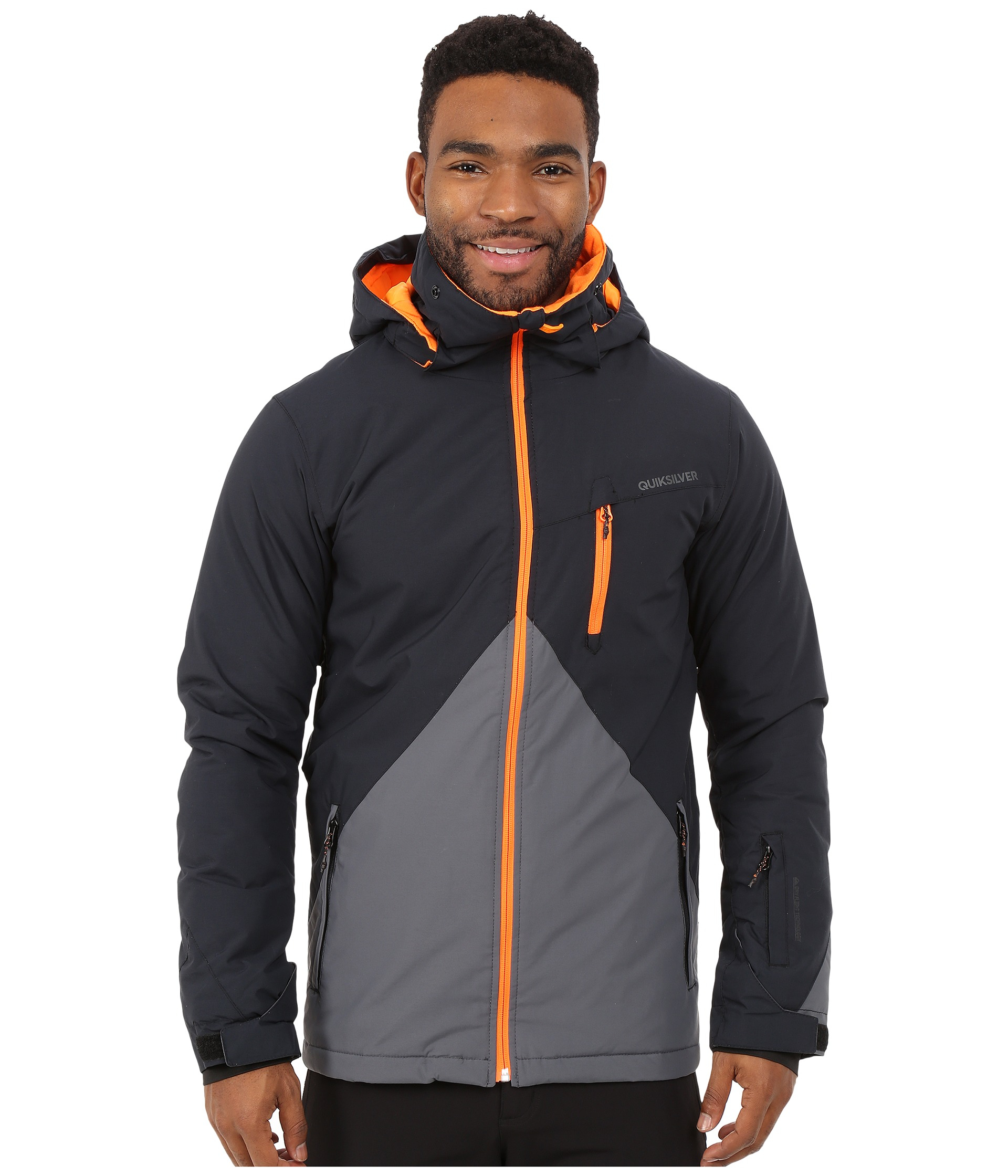 color block snowboard jacket