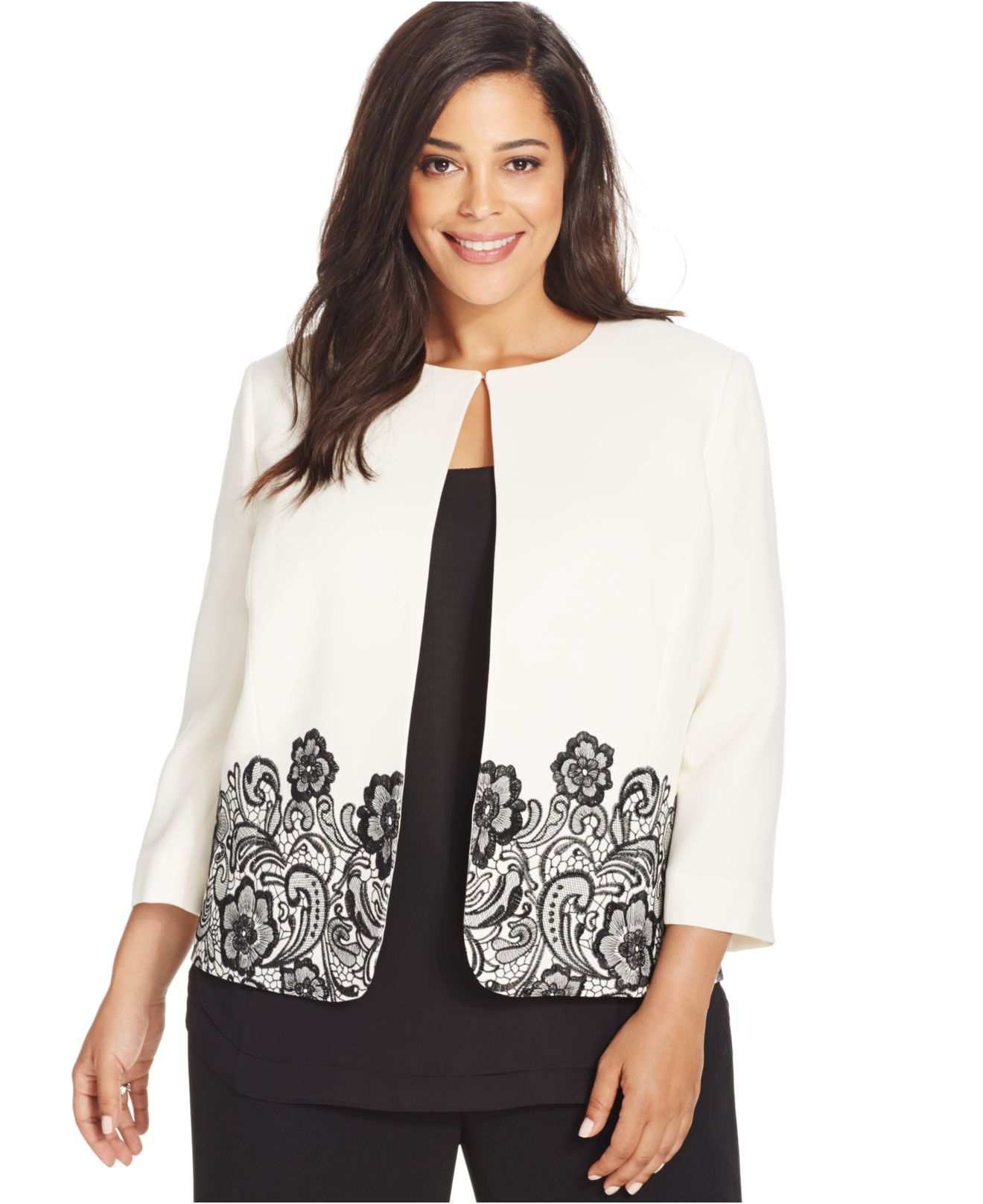 plus size tahari