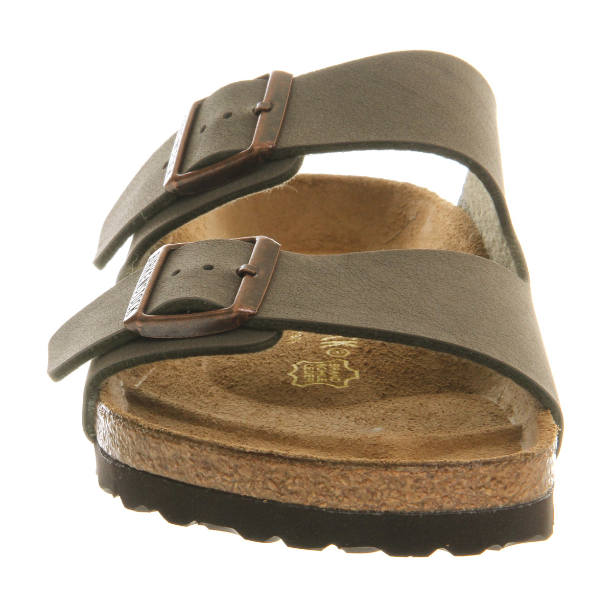 birkenstock arizona black leather two strap sandals