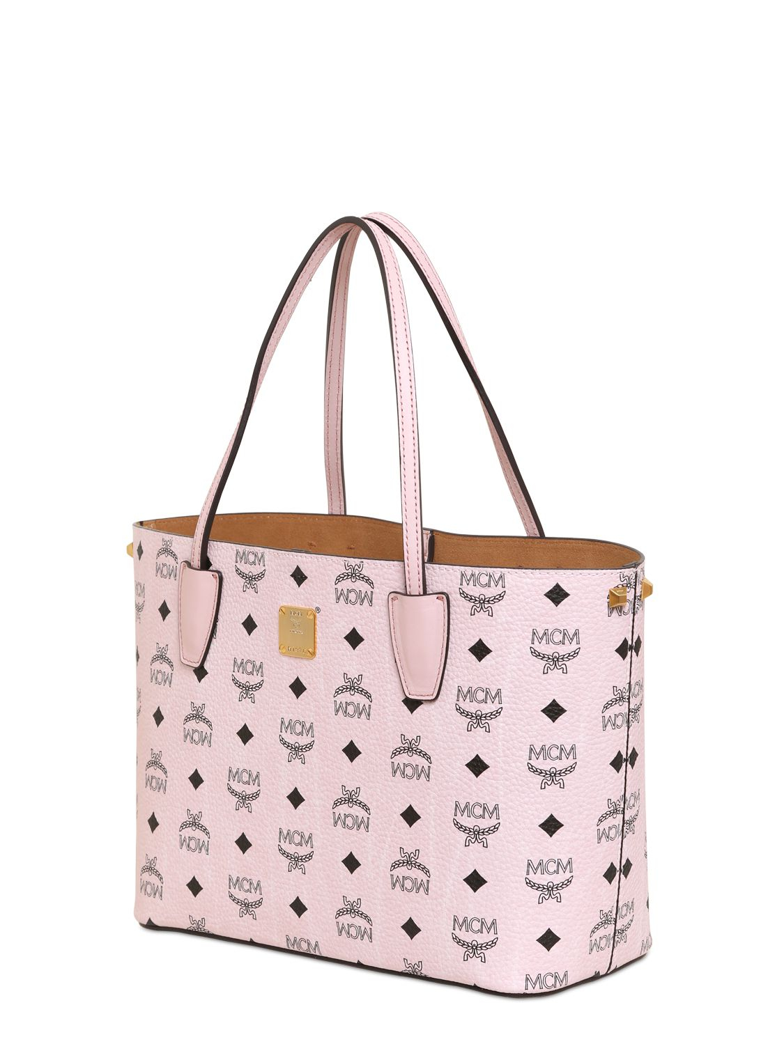 mcm pink tote