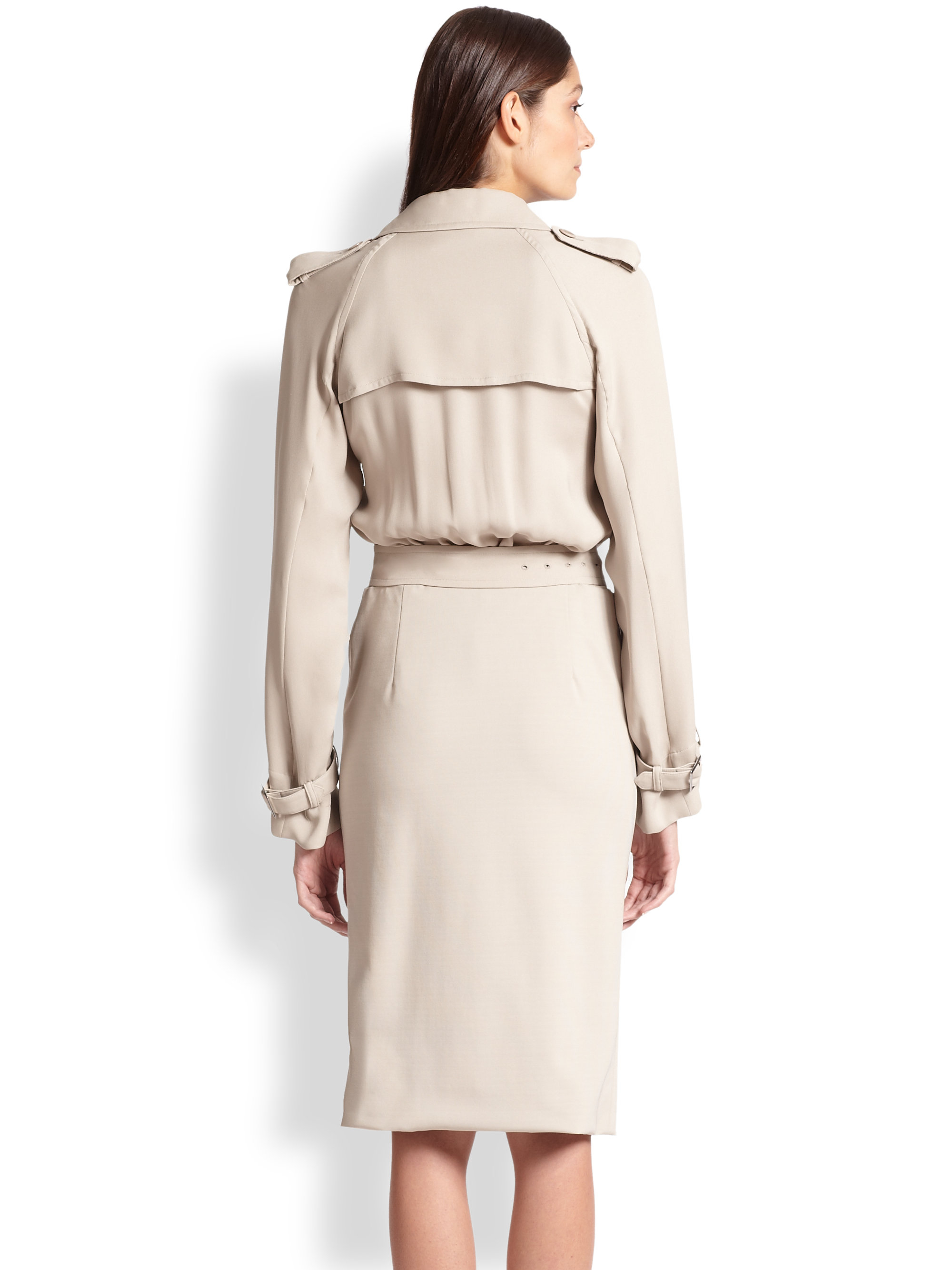 trench dress long sleeve