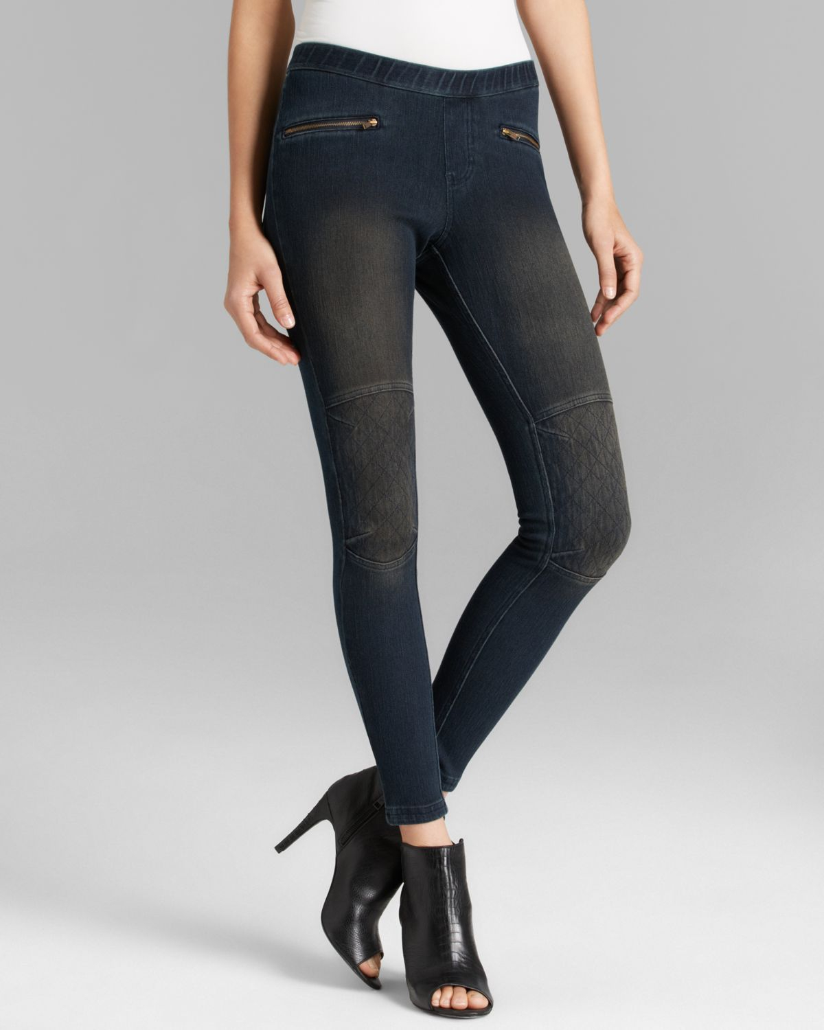 hue dark denim leggings