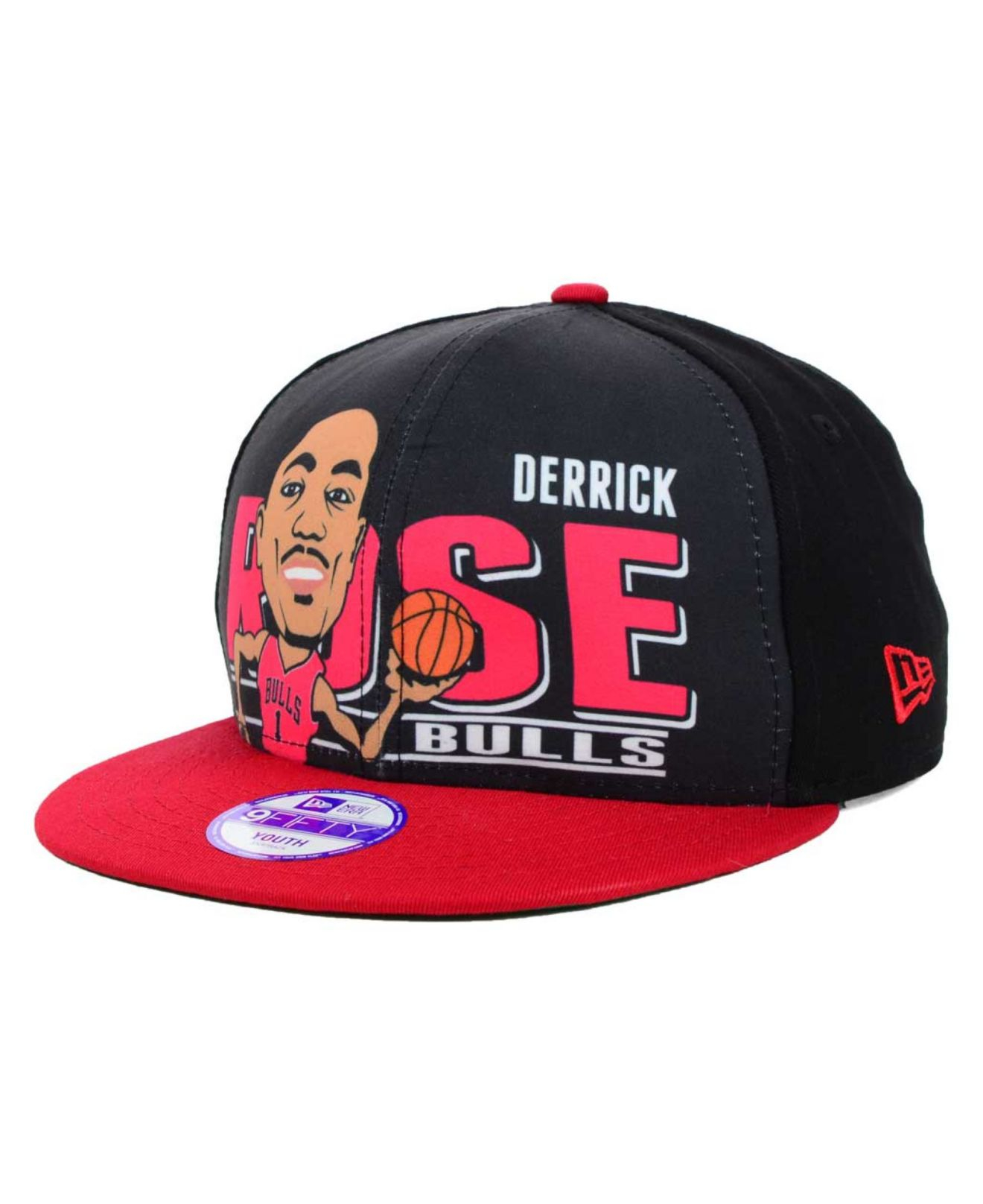 Ktz Kids' Derrick Rose Chicago Bulls Player 9Fifty Snapback Cap in ...